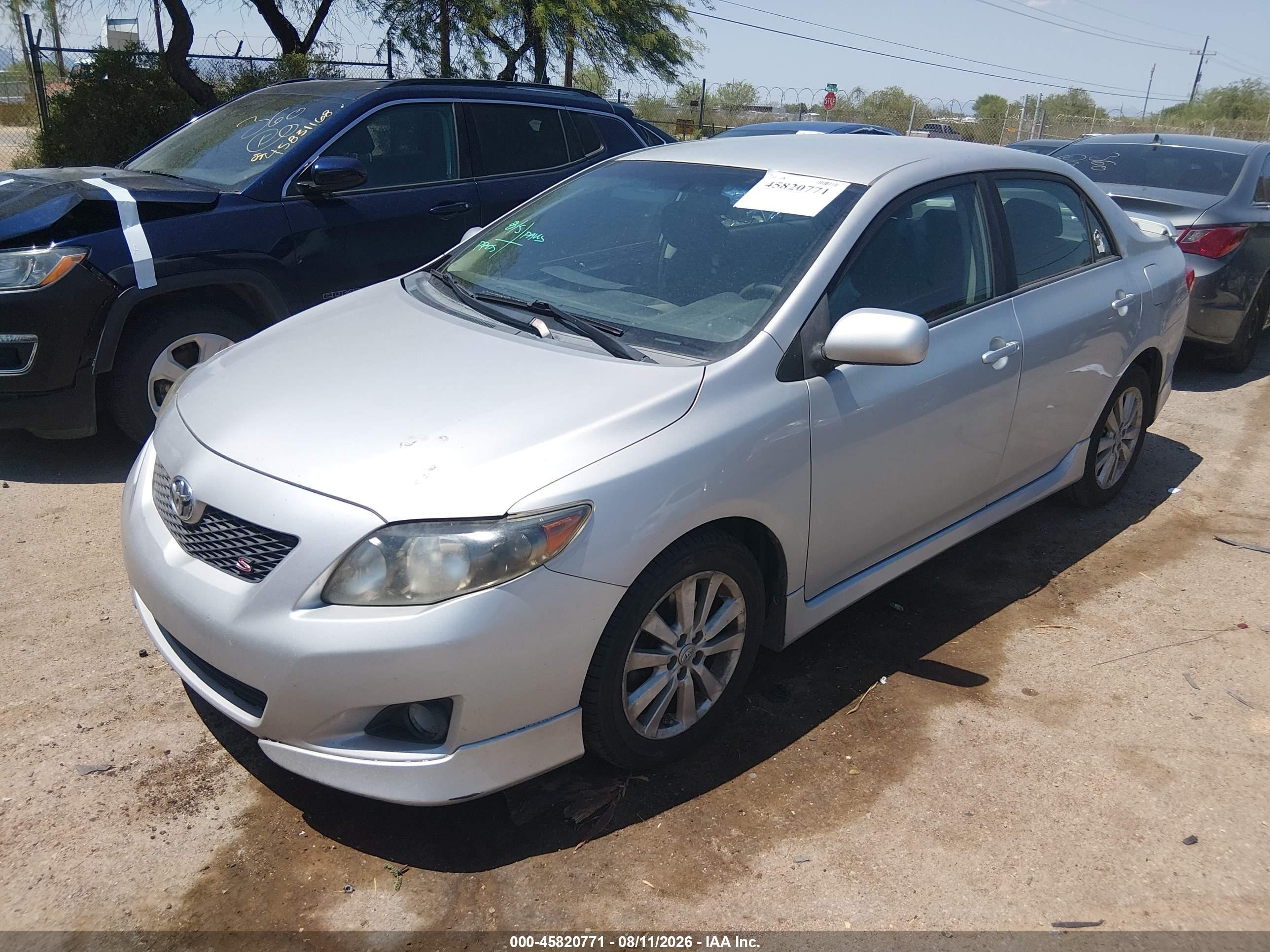 2010 Toyota Corolla S Серебряный vin: 2T1BU4EE6AC531736