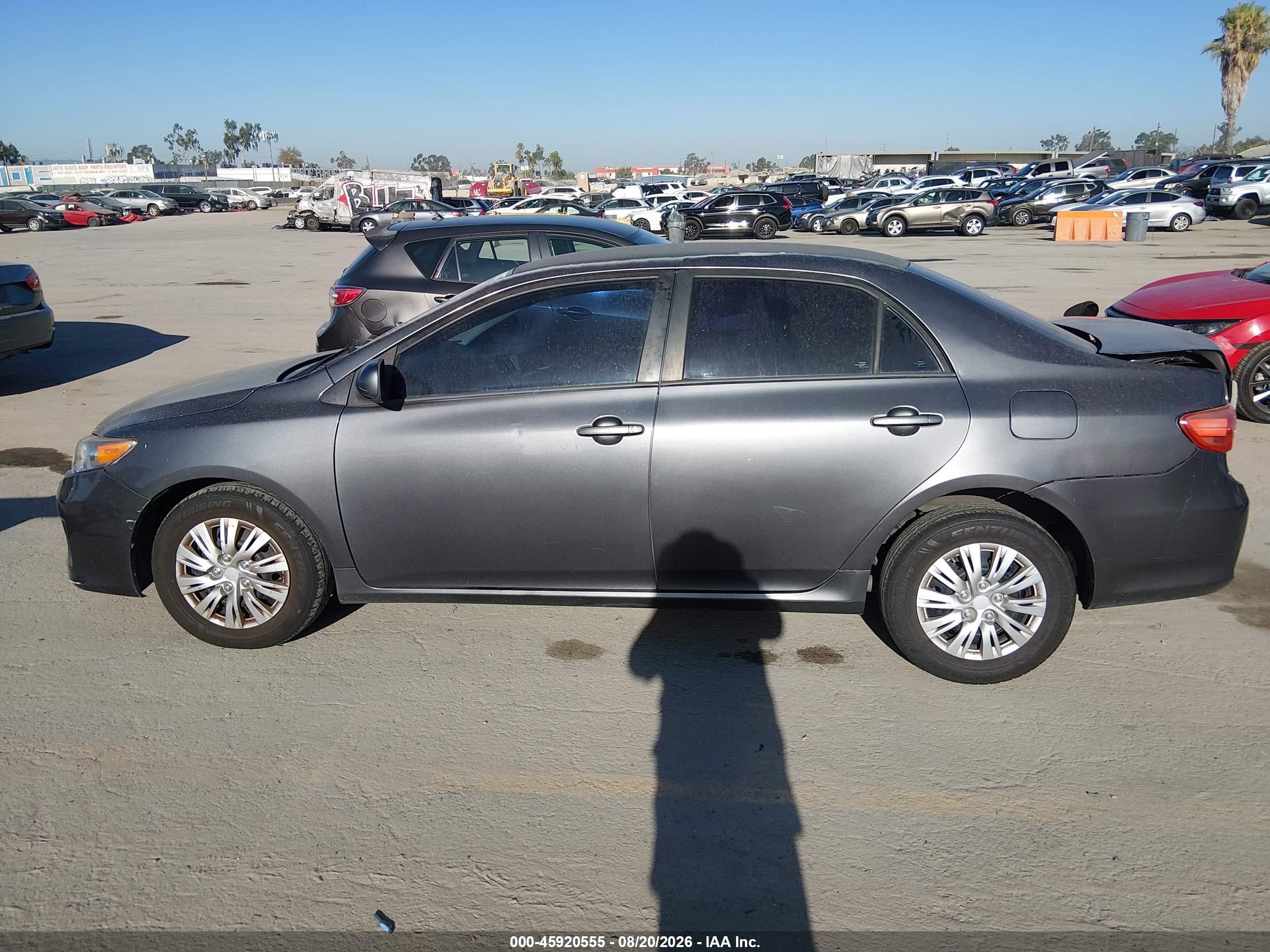 2011 Toyota Corolla Le Gray vin: 2T1BU4EE6BC589427