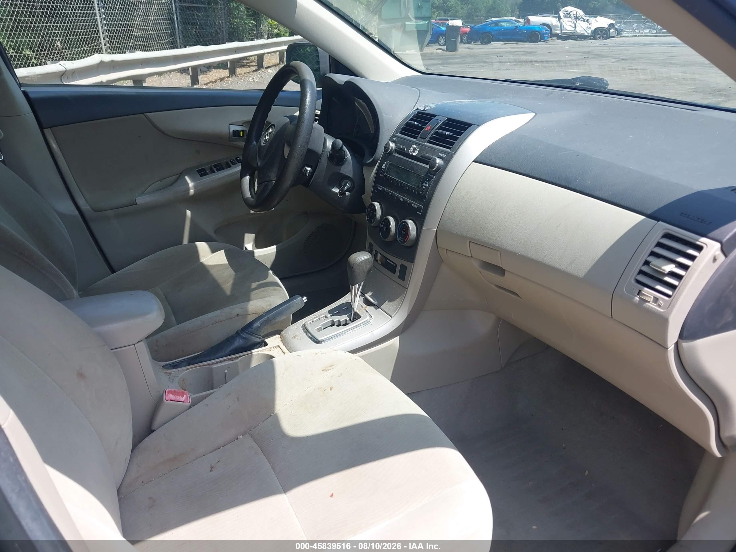 2011 Toyota Corolla Le Blue vin: 2T1BU4EE6BC605643