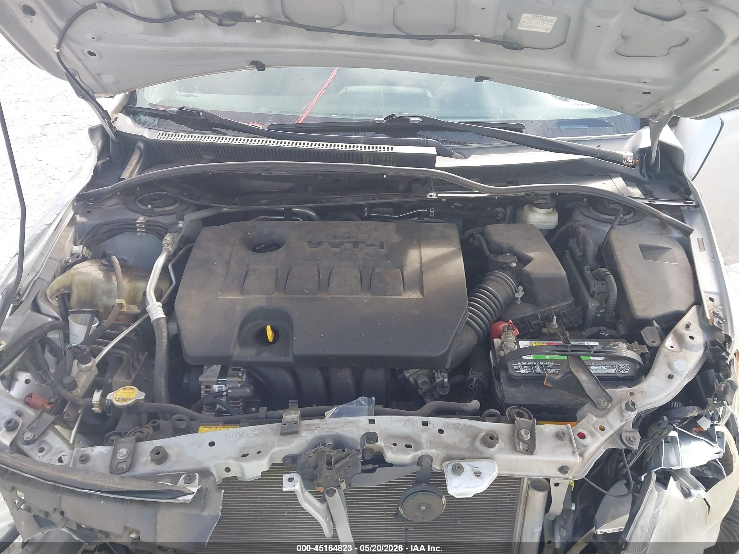 2011 Toyota Corolla S Silver vin: 2T1BU4EE6BC622927