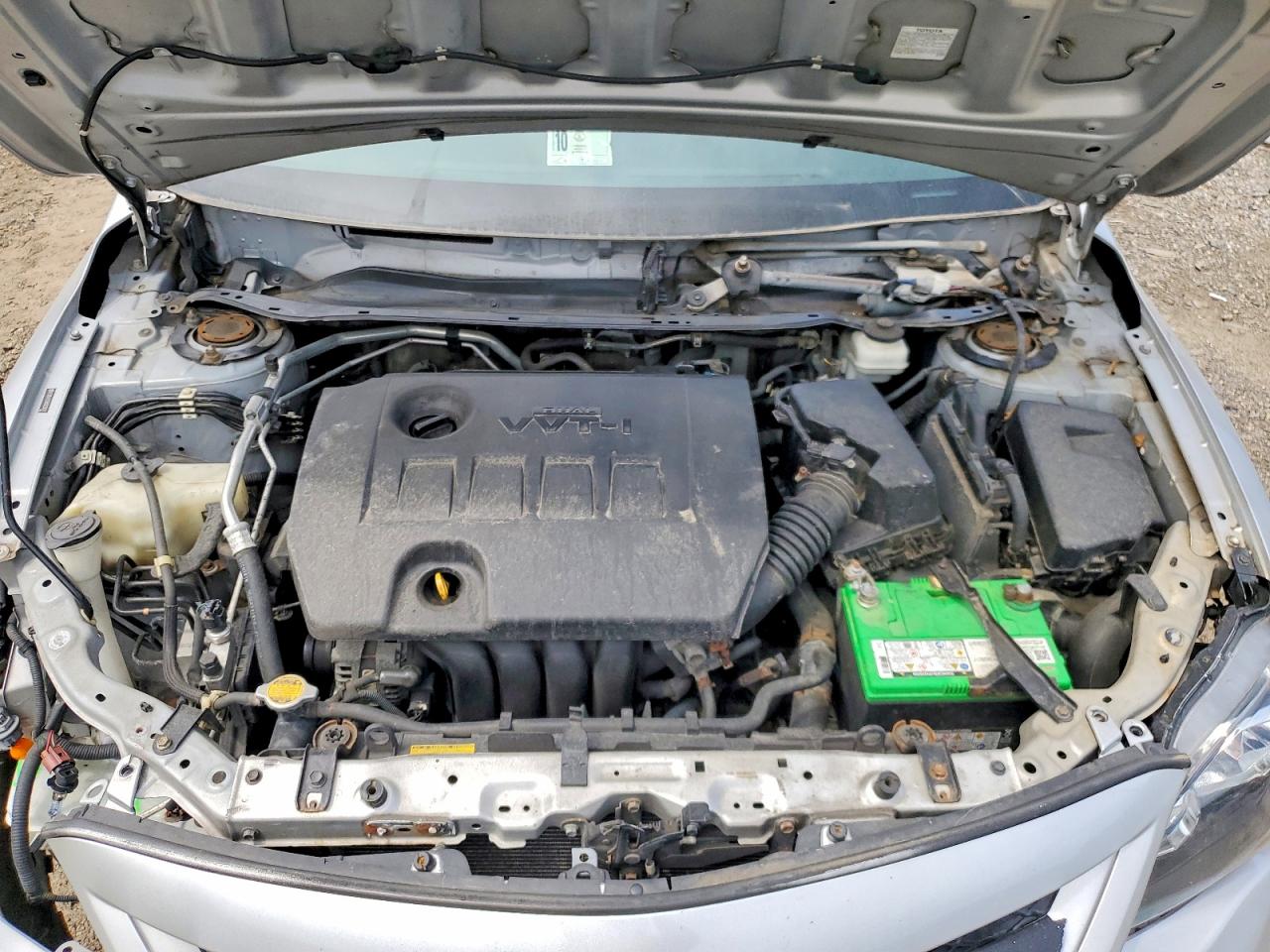 2011 Toyota Corolla S Silver vin: 2T1BU4EE6BC635077