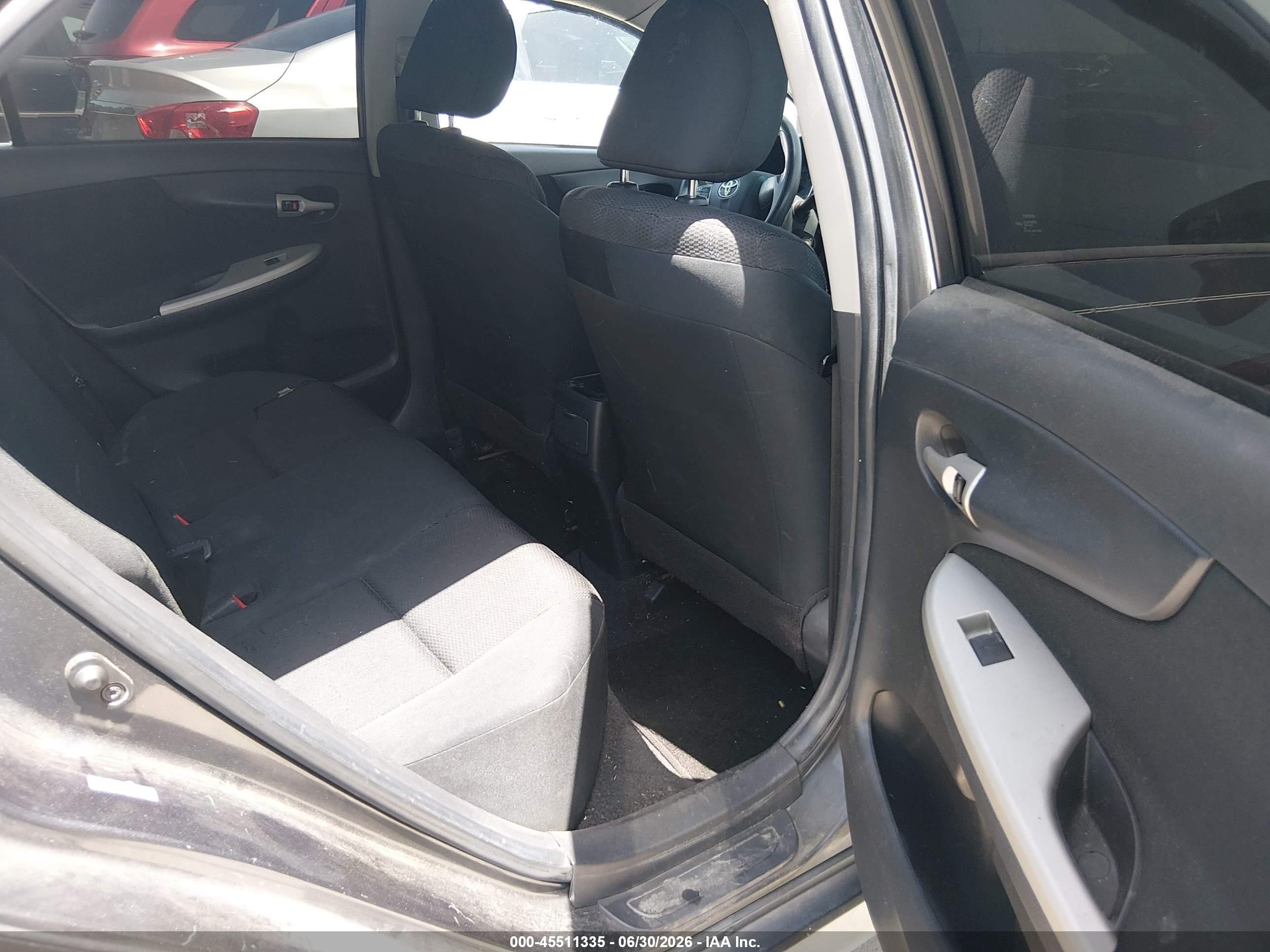 2011 Toyota Corolla S Gray vin: 2T1BU4EE6BC637184