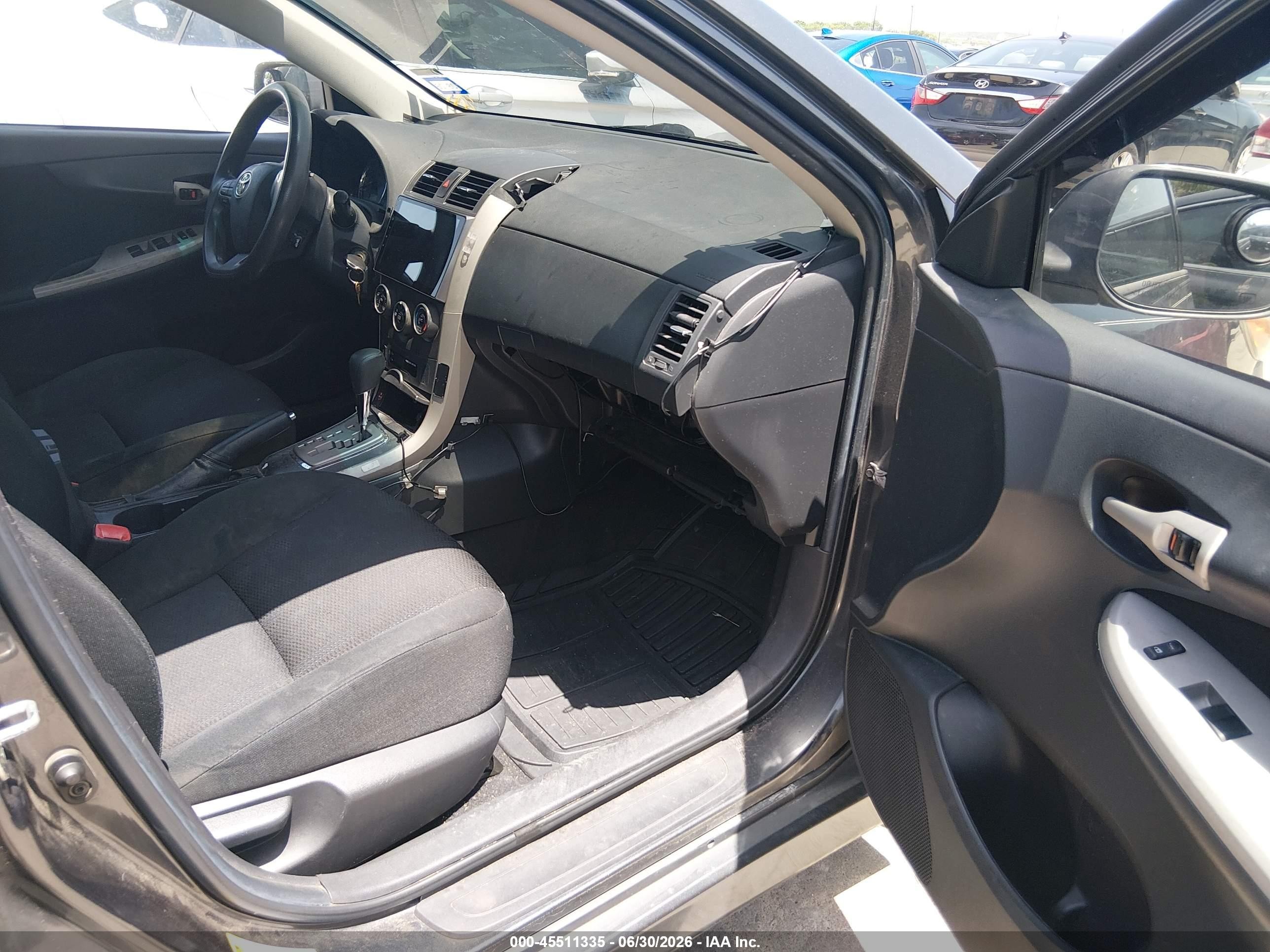2011 Toyota Corolla S Gray vin: 2T1BU4EE6BC637184
