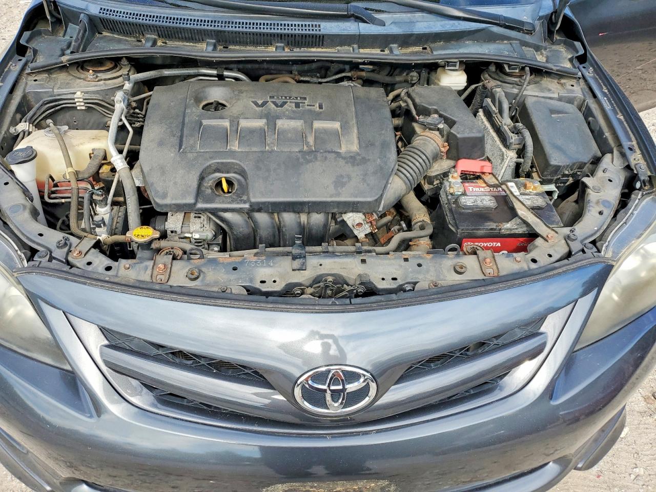 2011 Toyota Corolla S Gray vin: 2T1BU4EE6BC637198