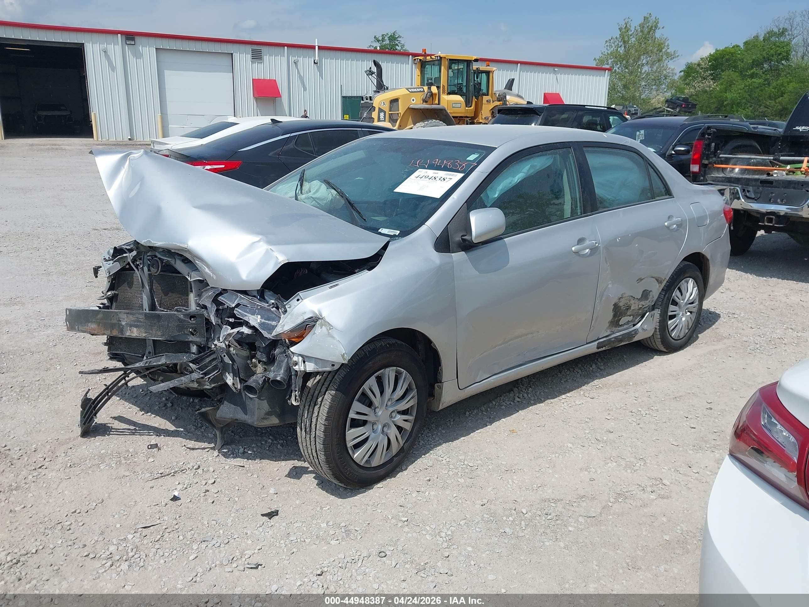 2011 Toyota Corolla Le Silver vin: 2T1BU4EE6BC637380