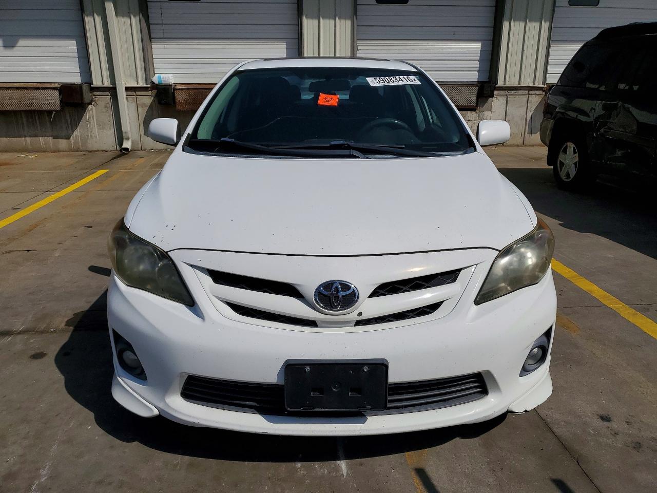 2011 Toyota Corolla S White vin: 2T1BU4EE6BC658391