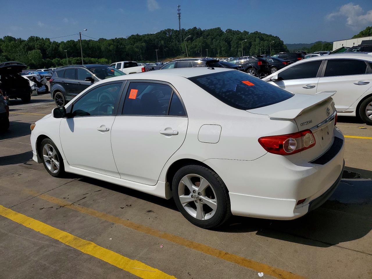 2011 Toyota Corolla S White vin: 2T1BU4EE6BC658391