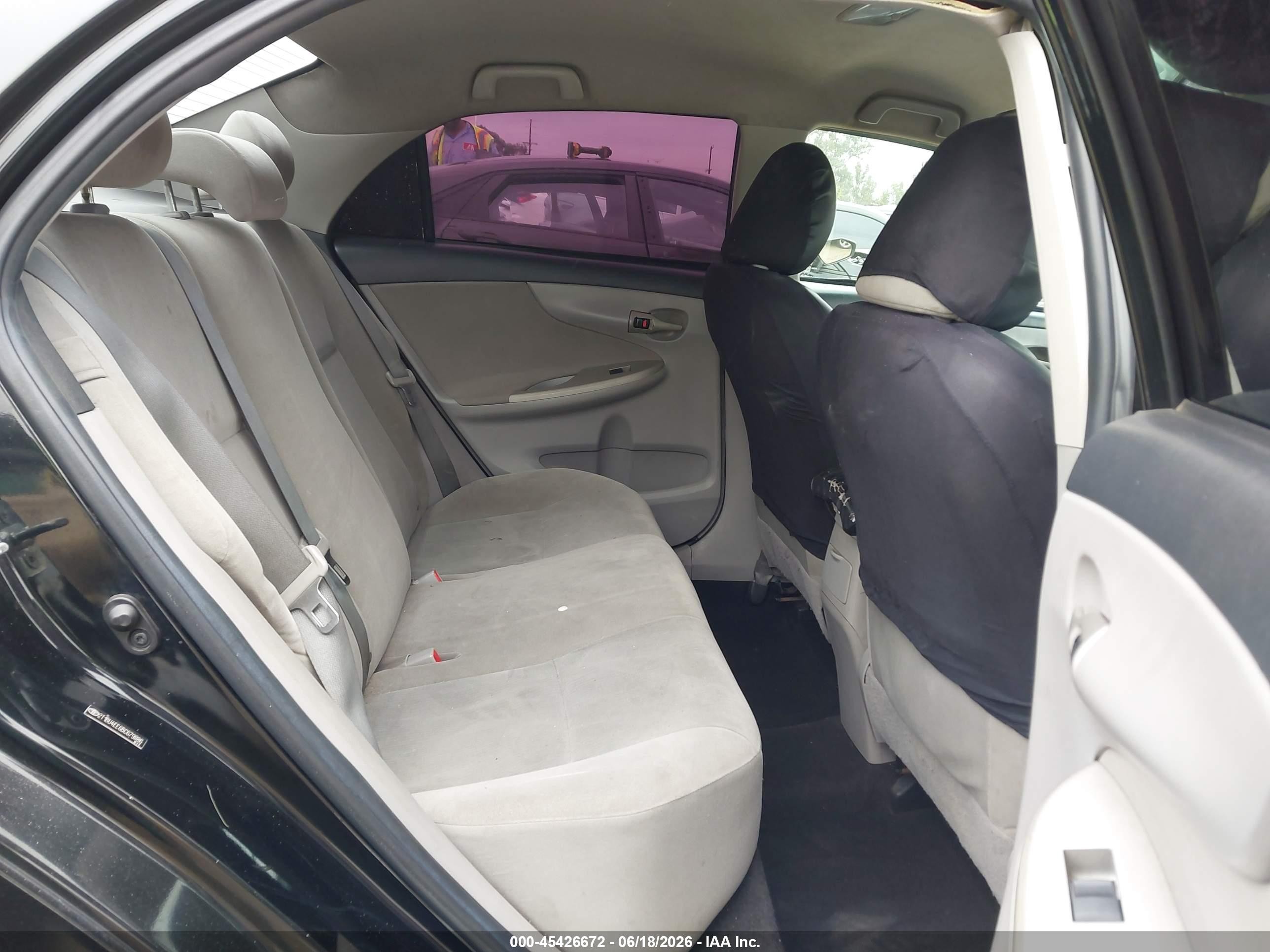 2011 Toyota Corolla Le Черный vin: 2T1BU4EE6BC679886