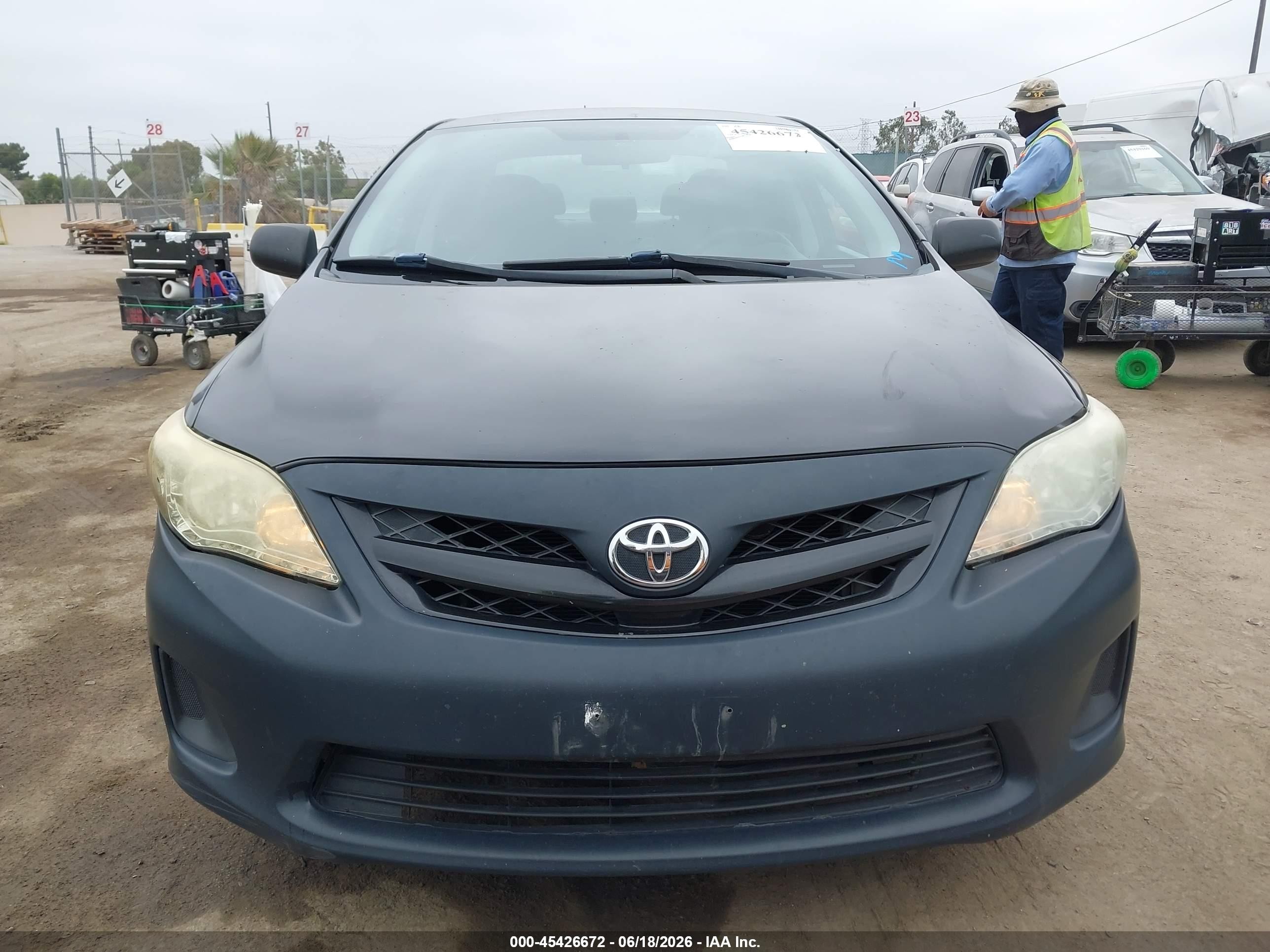 2011 Toyota Corolla Le Черный vin: 2T1BU4EE6BC679886