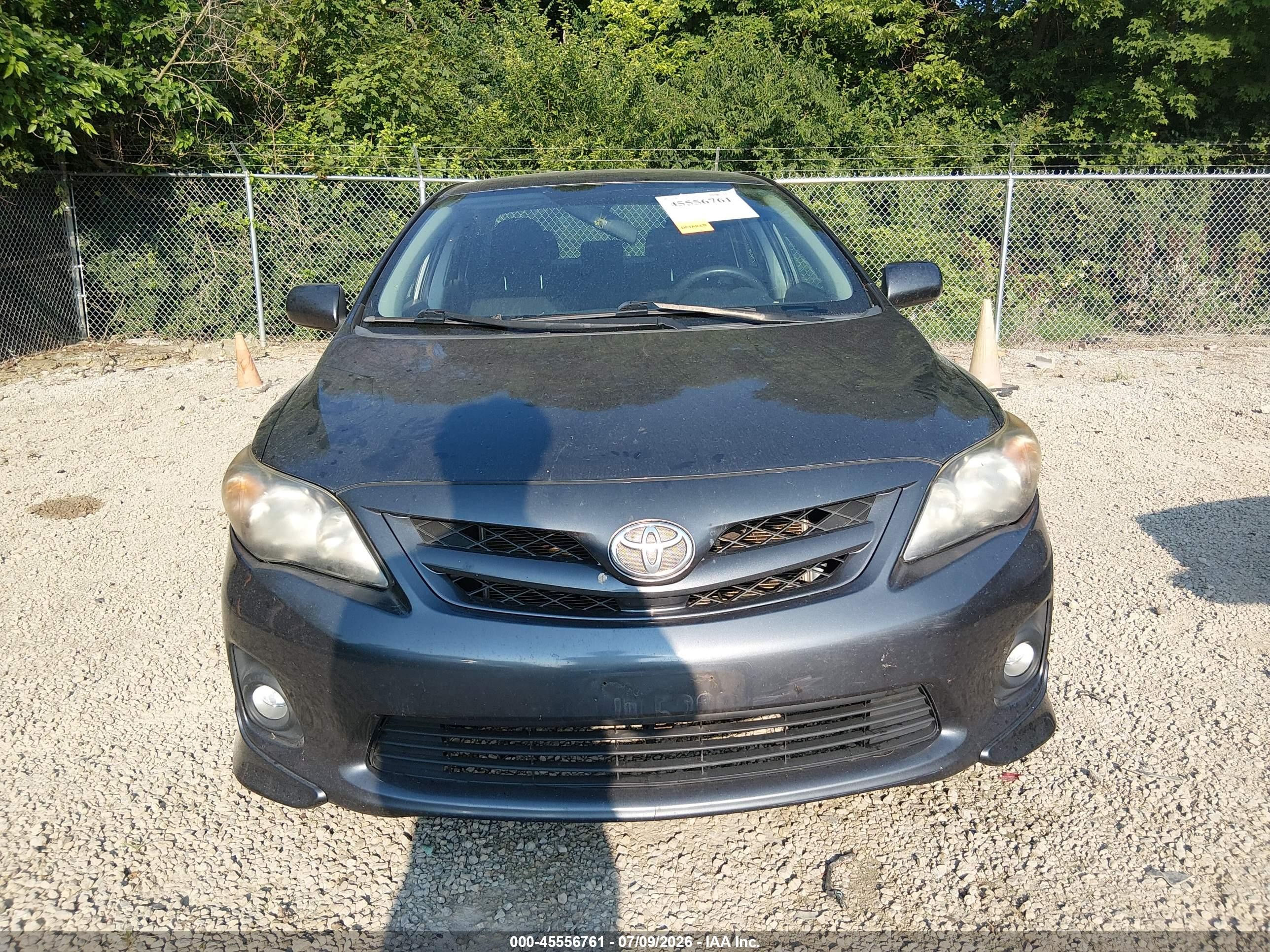2011 Toyota Corolla S Серый vin: 2T1BU4EE6BC680293