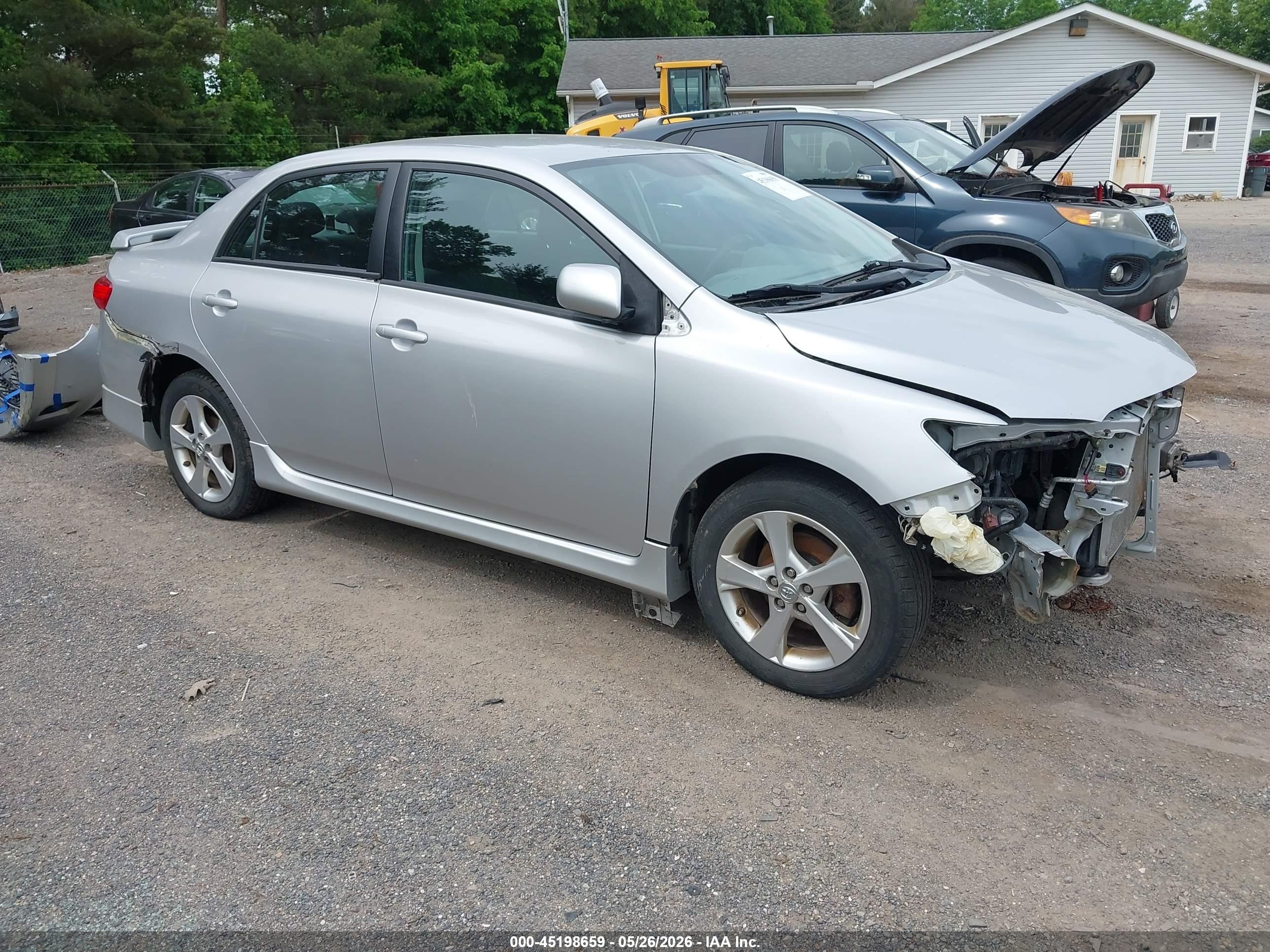 2011 Toyota Corolla S Silver vin: 2T1BU4EE6BC681265