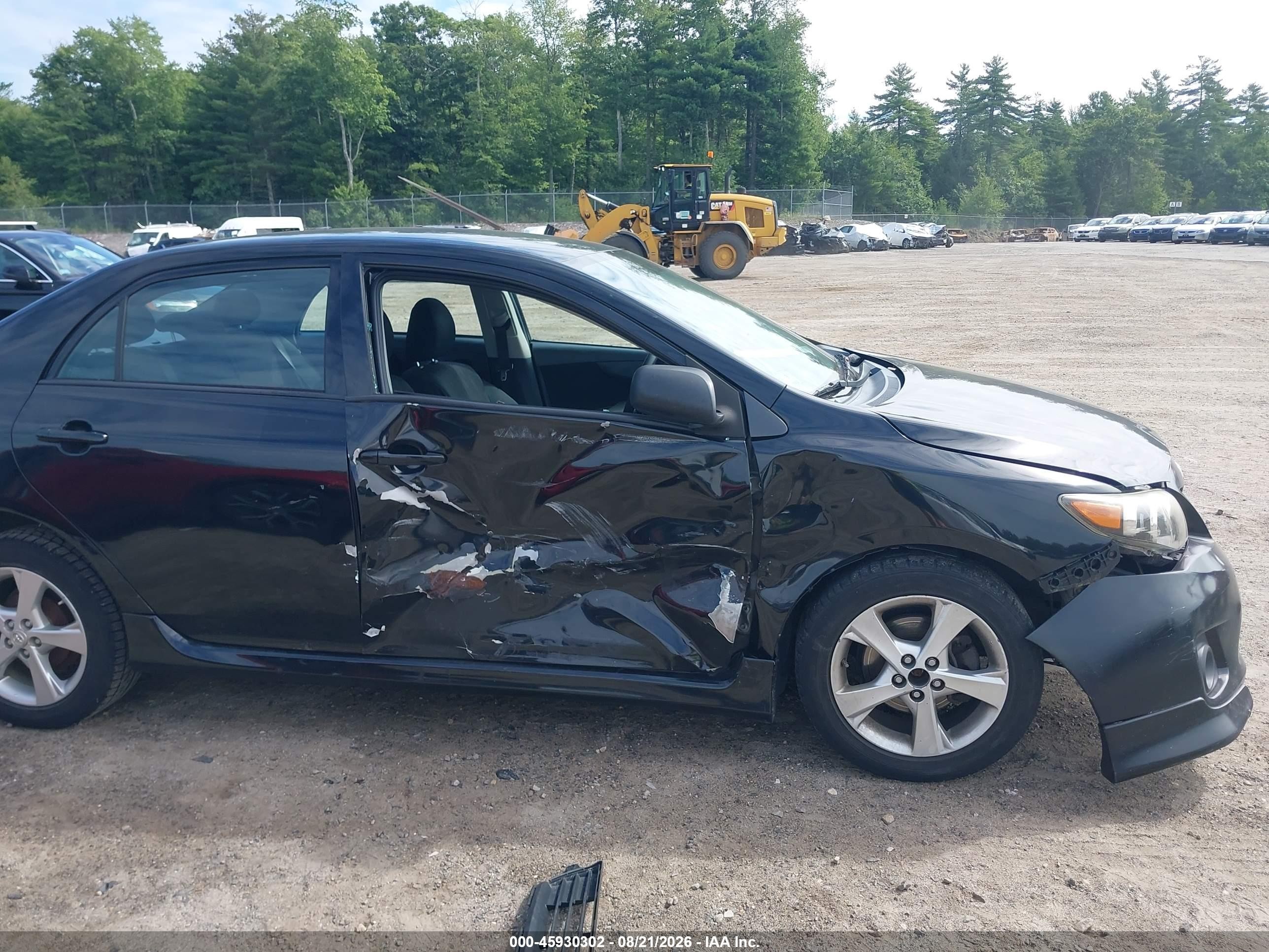 2011 Toyota Corolla S Black vin: 2T1BU4EE6BC683288