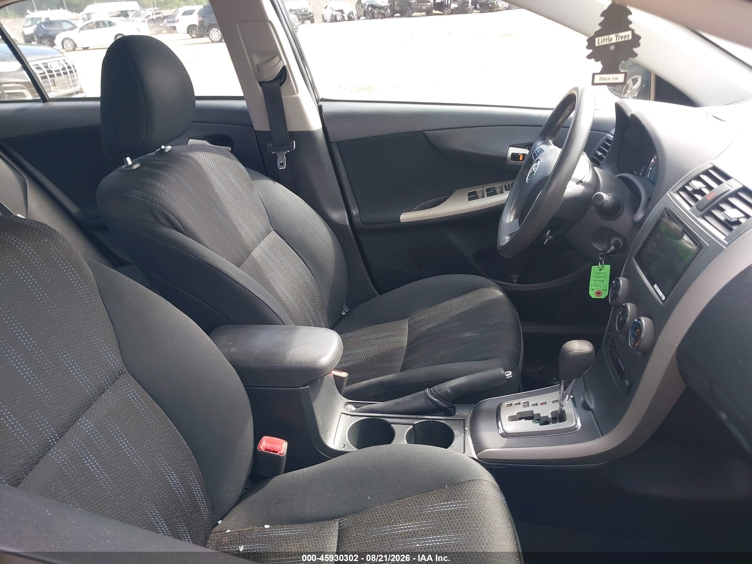 2011 Toyota Corolla S Black vin: 2T1BU4EE6BC683288