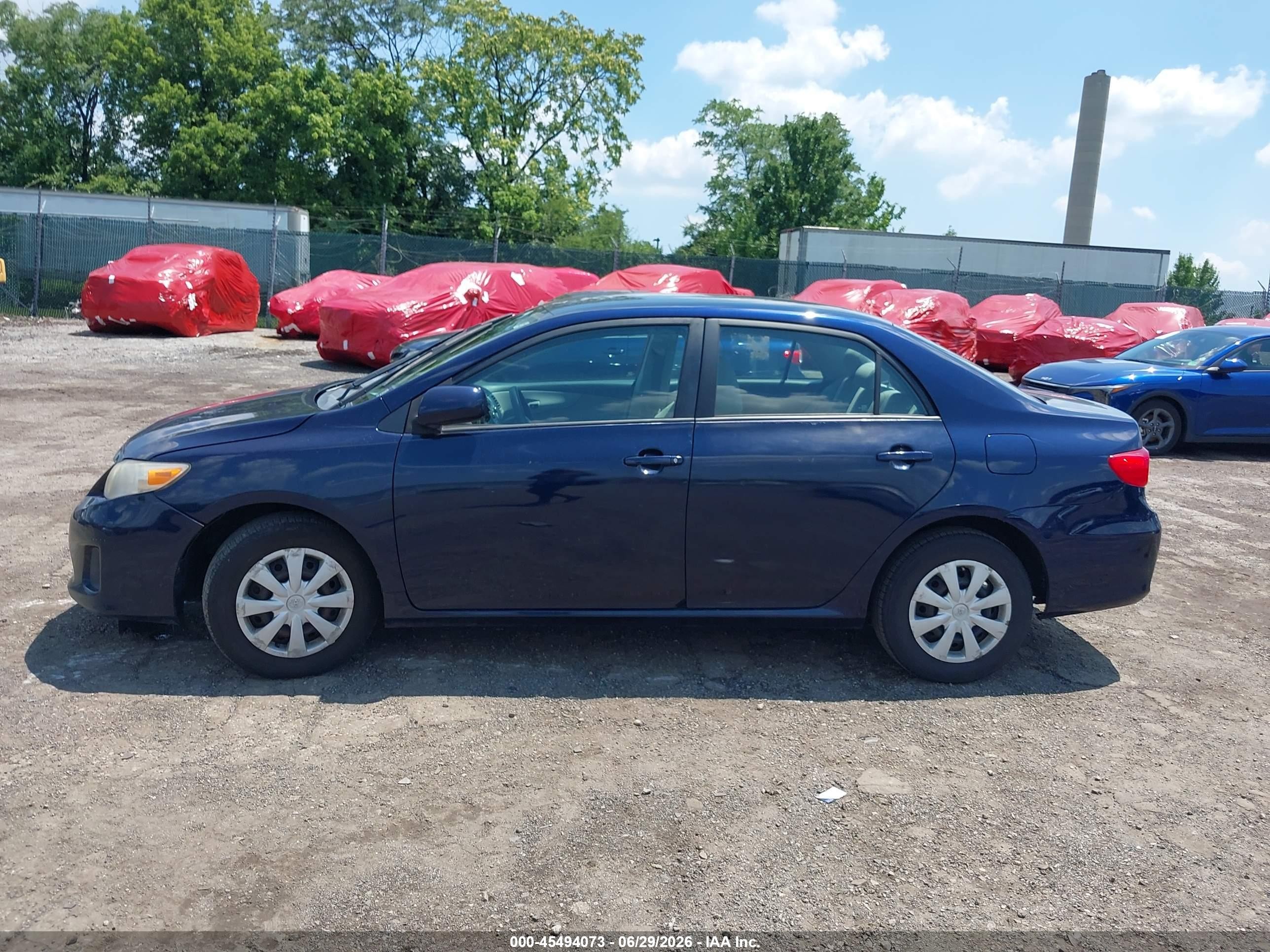 2011 Toyota Corolla Le Blue vin: 2T1BU4EE6BC693349