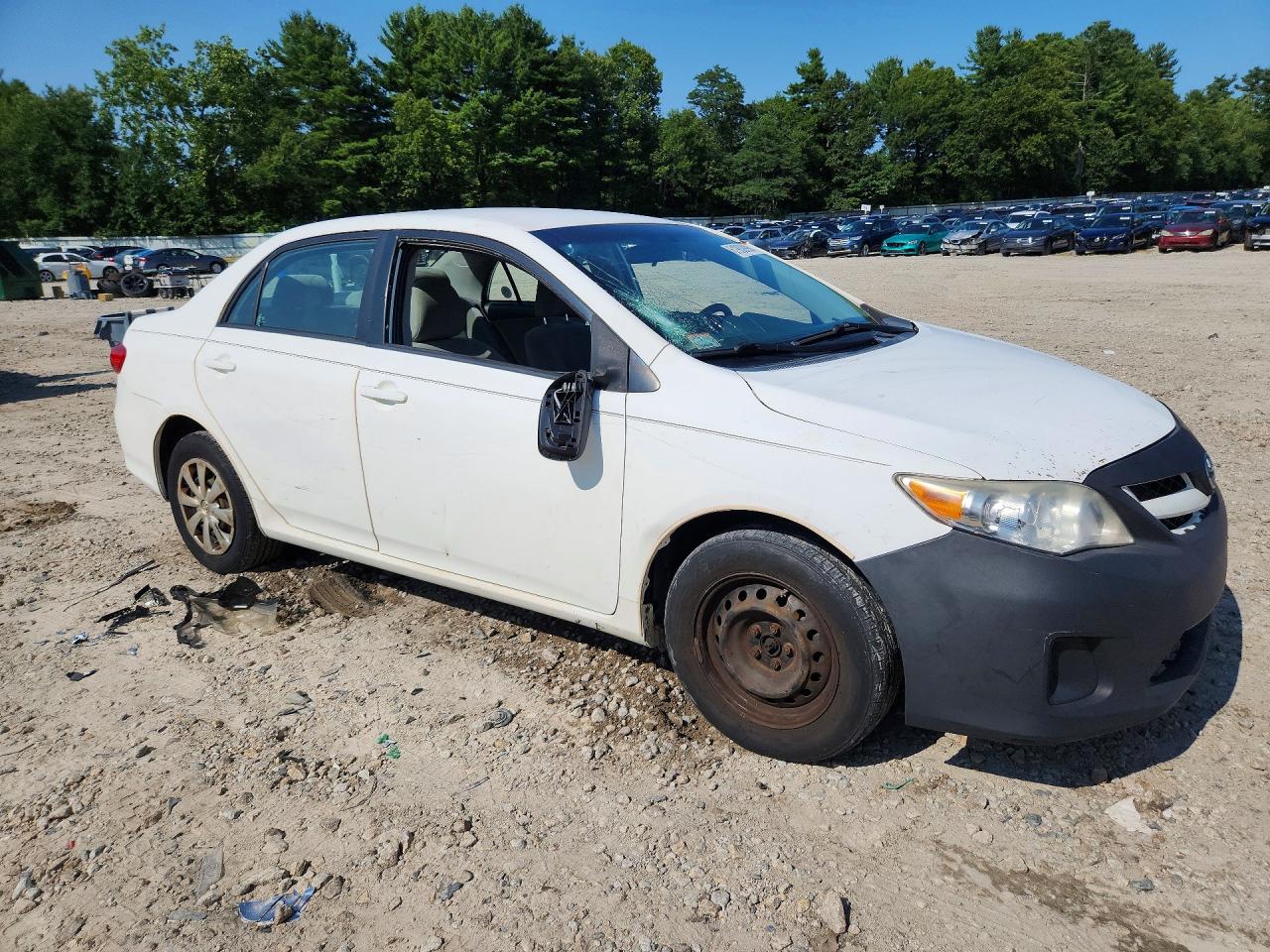 2011 Toyota Corolla Le White vin: 2T1BU4EE6BC707542