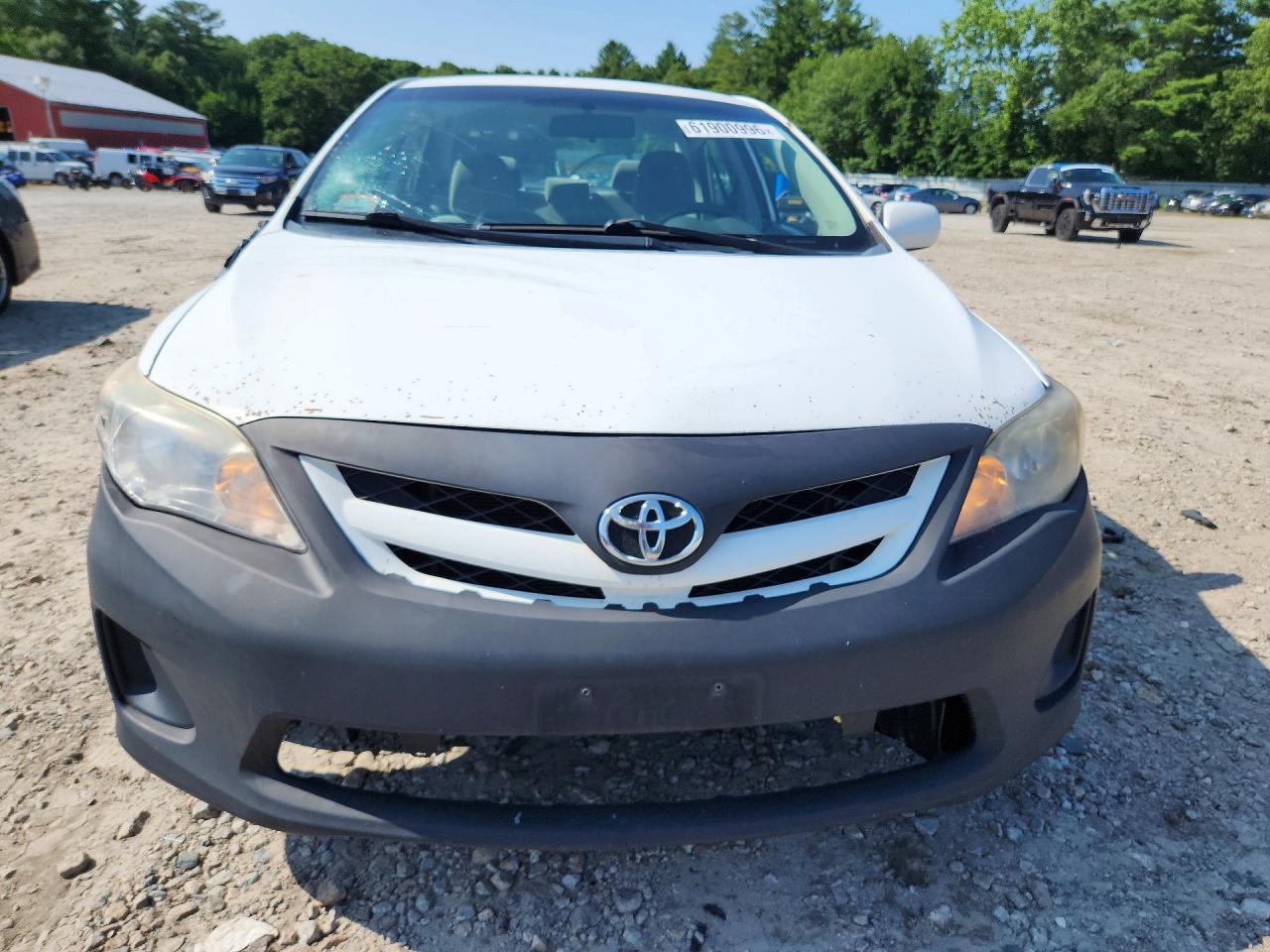 2011 Toyota Corolla Le White vin: 2T1BU4EE6BC707542