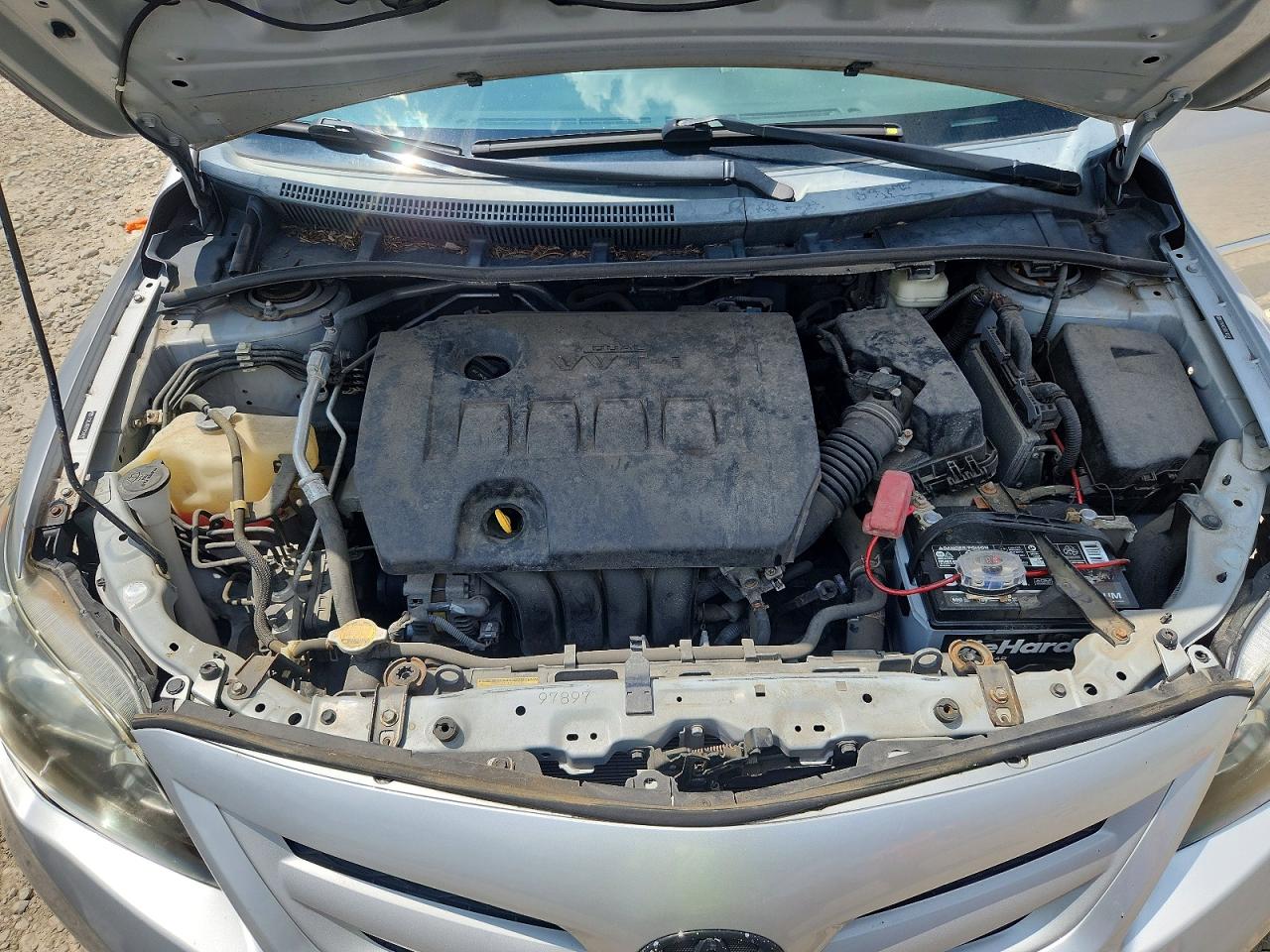 2011 Toyota Corolla S Silver vin: 2T1BU4EE6BC710554