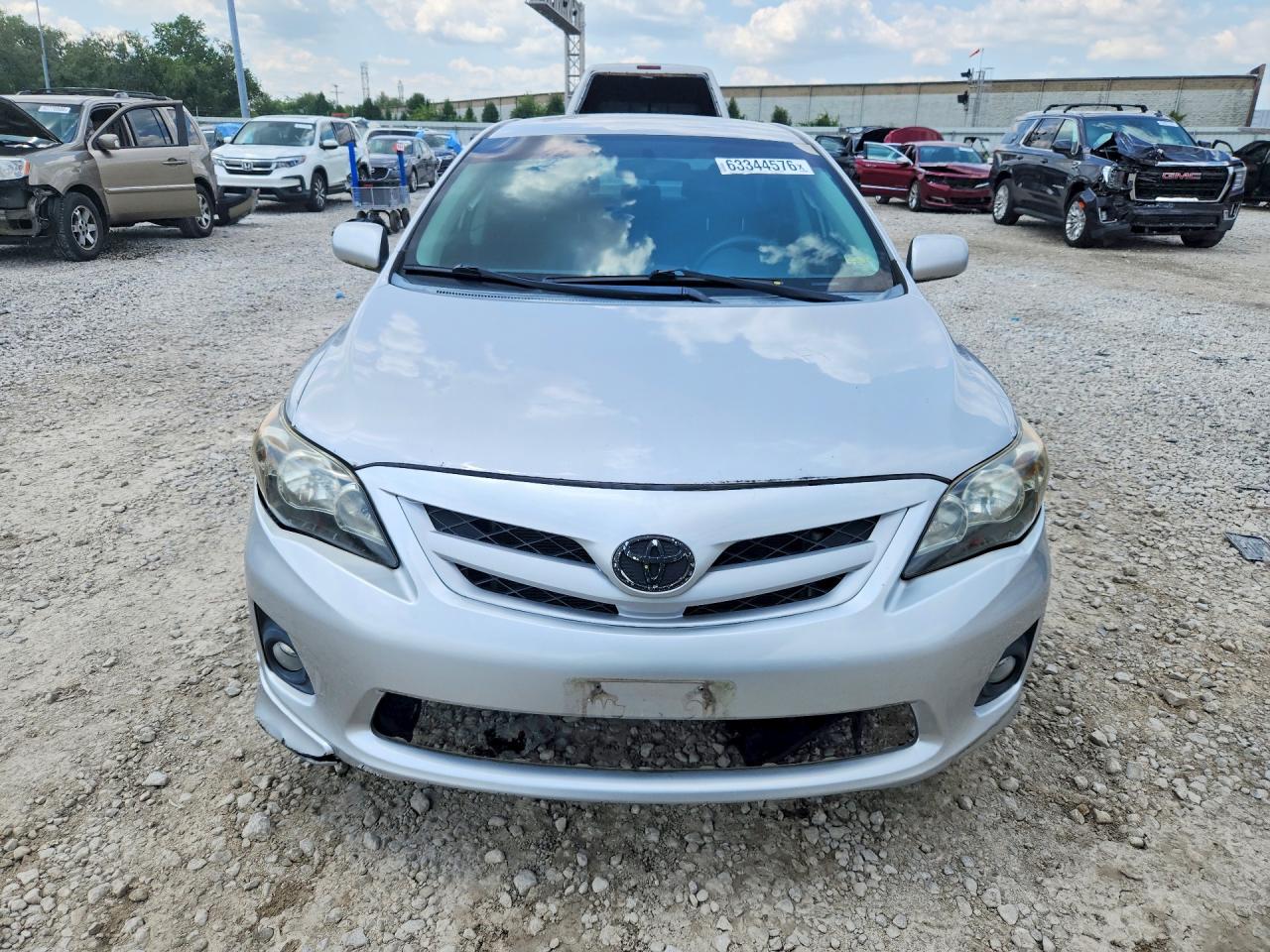 2011 Toyota Corolla S Silver vin: 2T1BU4EE6BC710554
