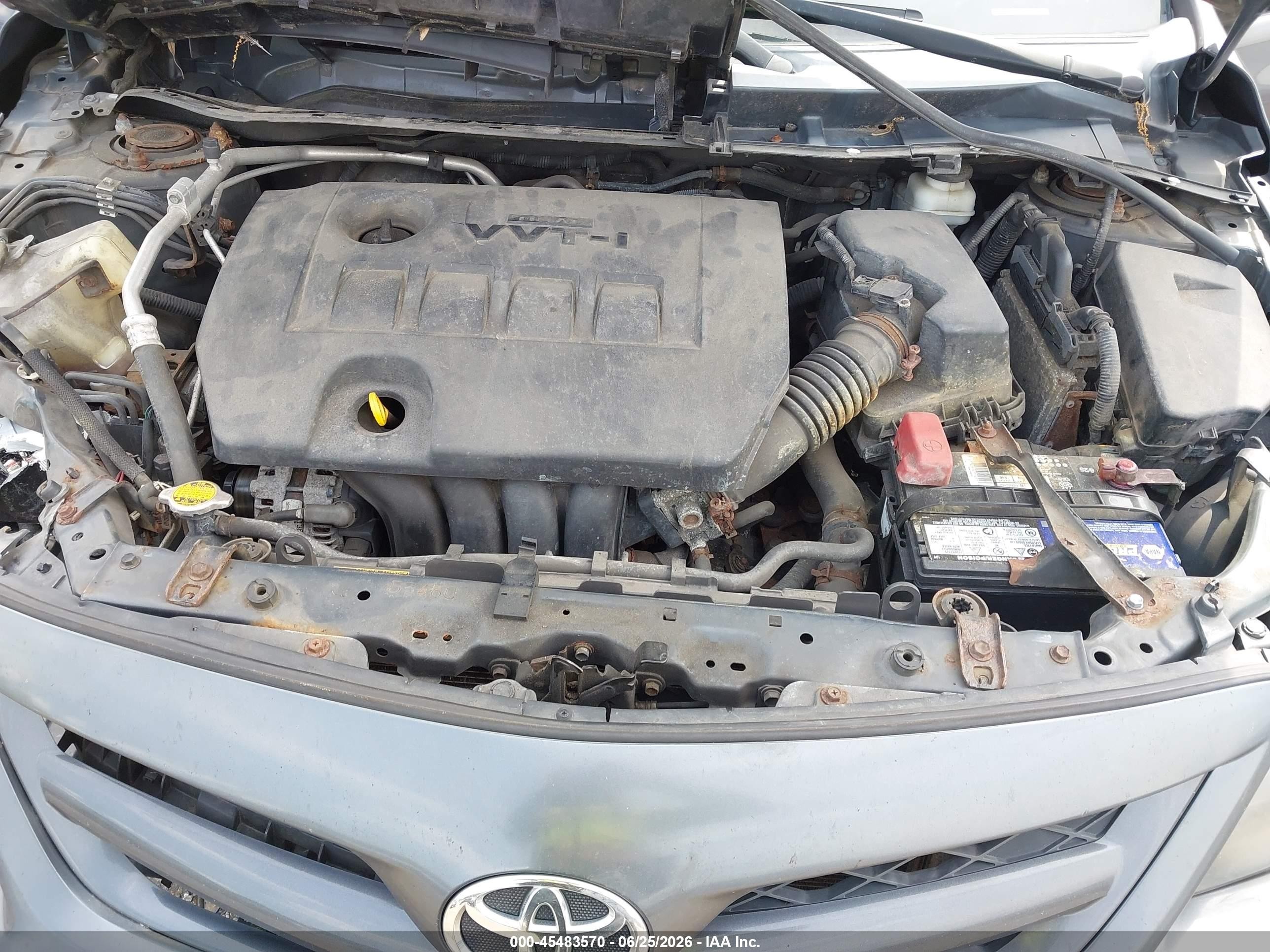2011 Toyota Corolla S Gray vin: 2T1BU4EE6BC716032