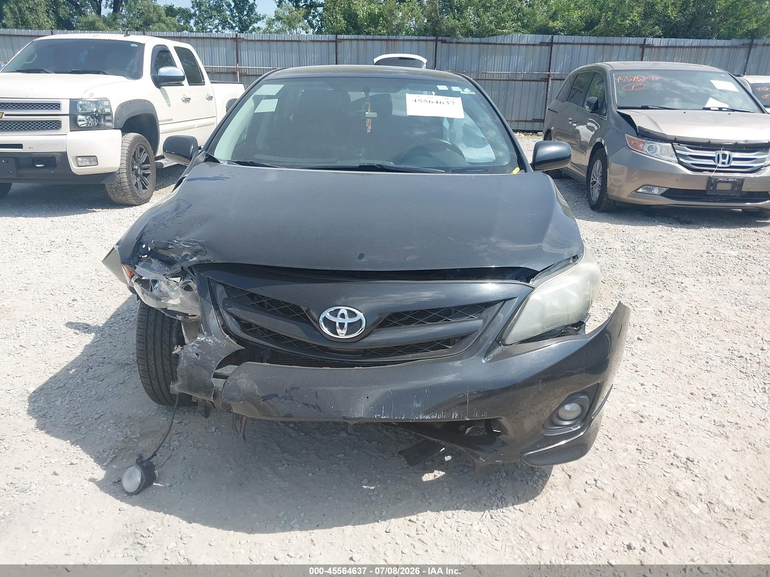 2011 Toyota Corolla S Black vin: 2T1BU4EE6BC716550