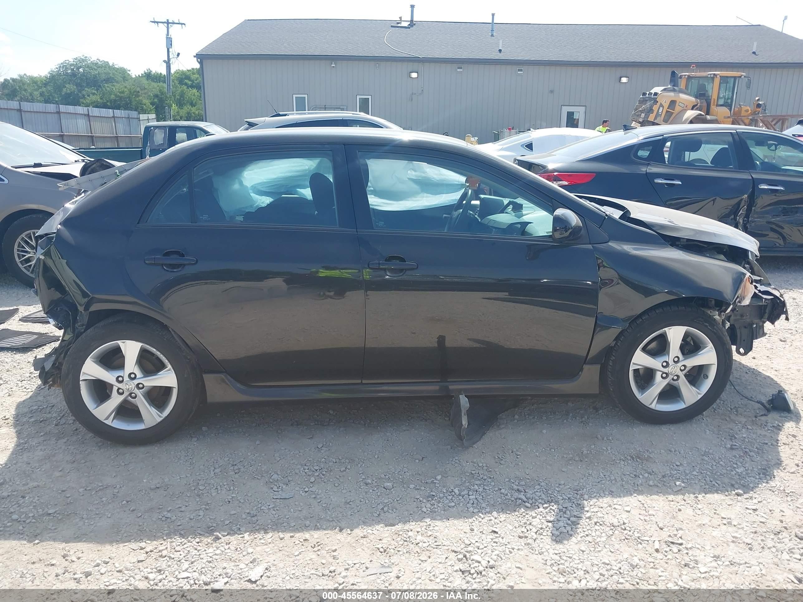 2011 Toyota Corolla S Black vin: 2T1BU4EE6BC716550