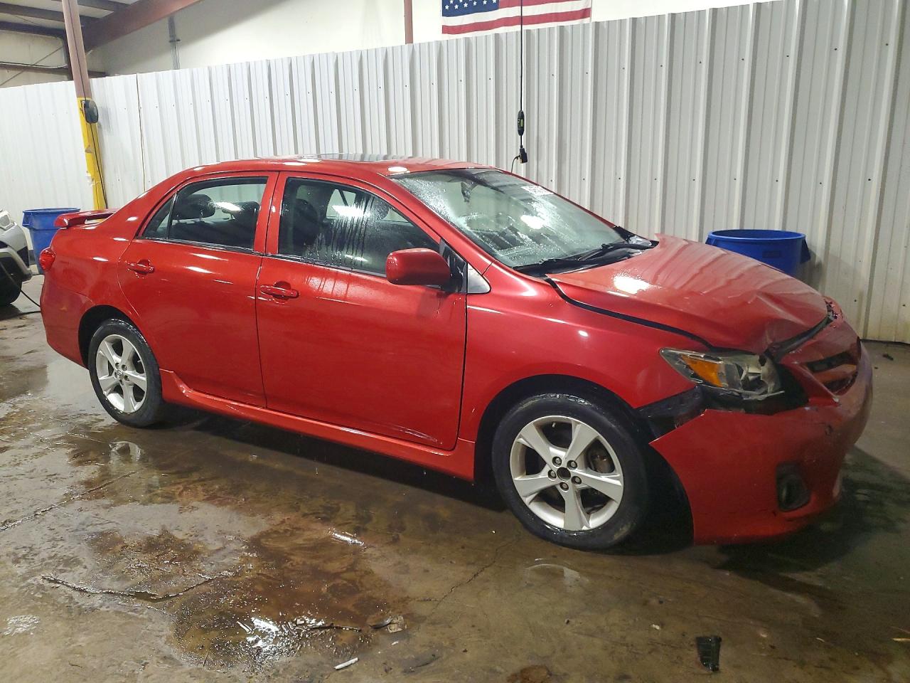 2011 Toyota Corolla S Red vin: 2T1BU4EE6BC719531