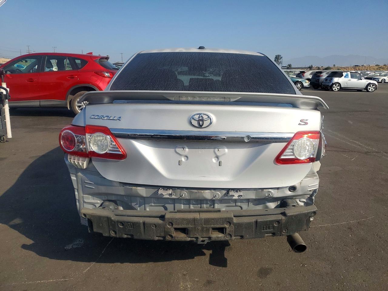 2011 Toyota Corolla S Silver vin: 2T1BU4EE6BC726575