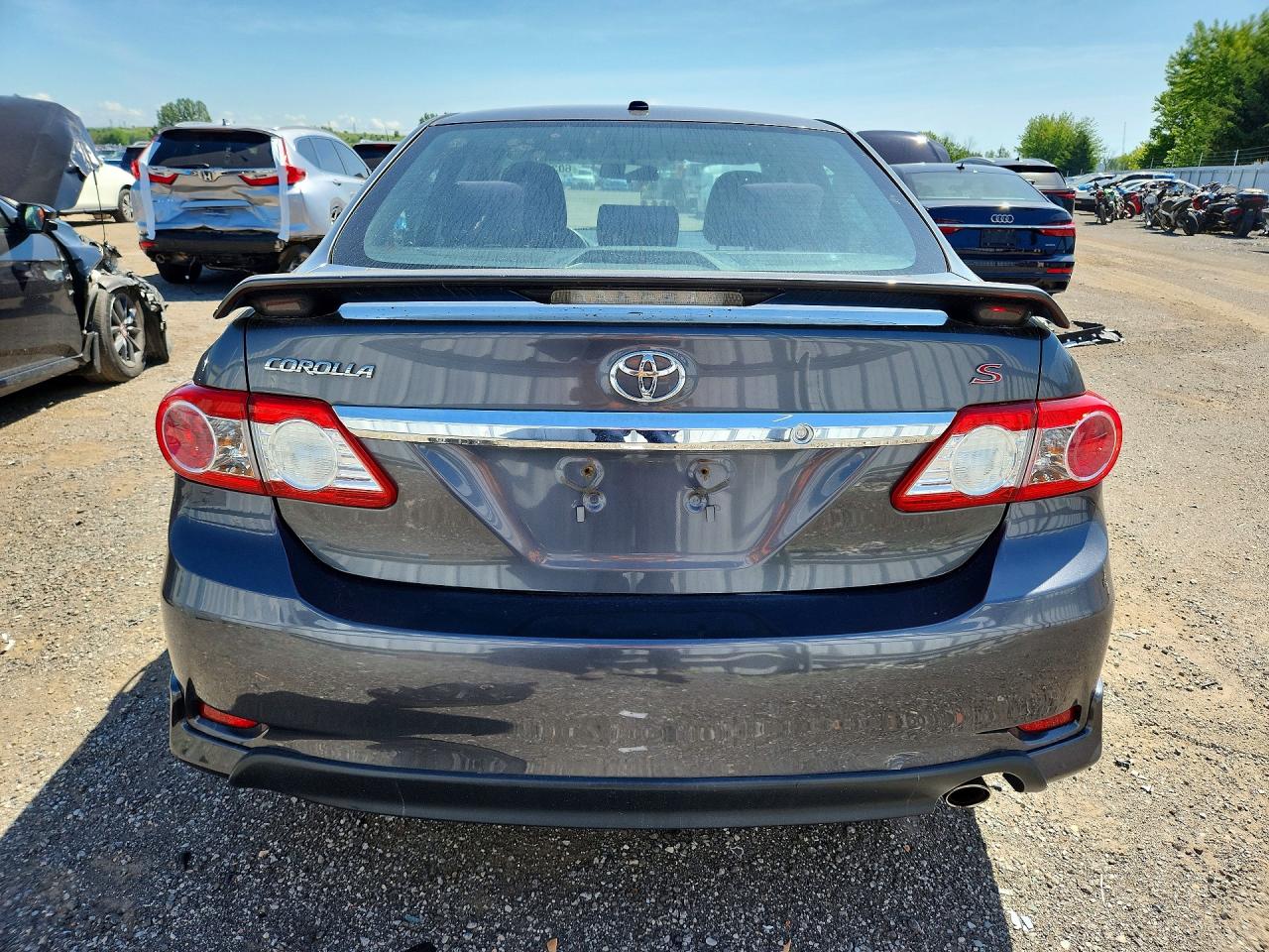 2011 Toyota Corolla Base Gray vin: 2T1BU4EE6BC732957