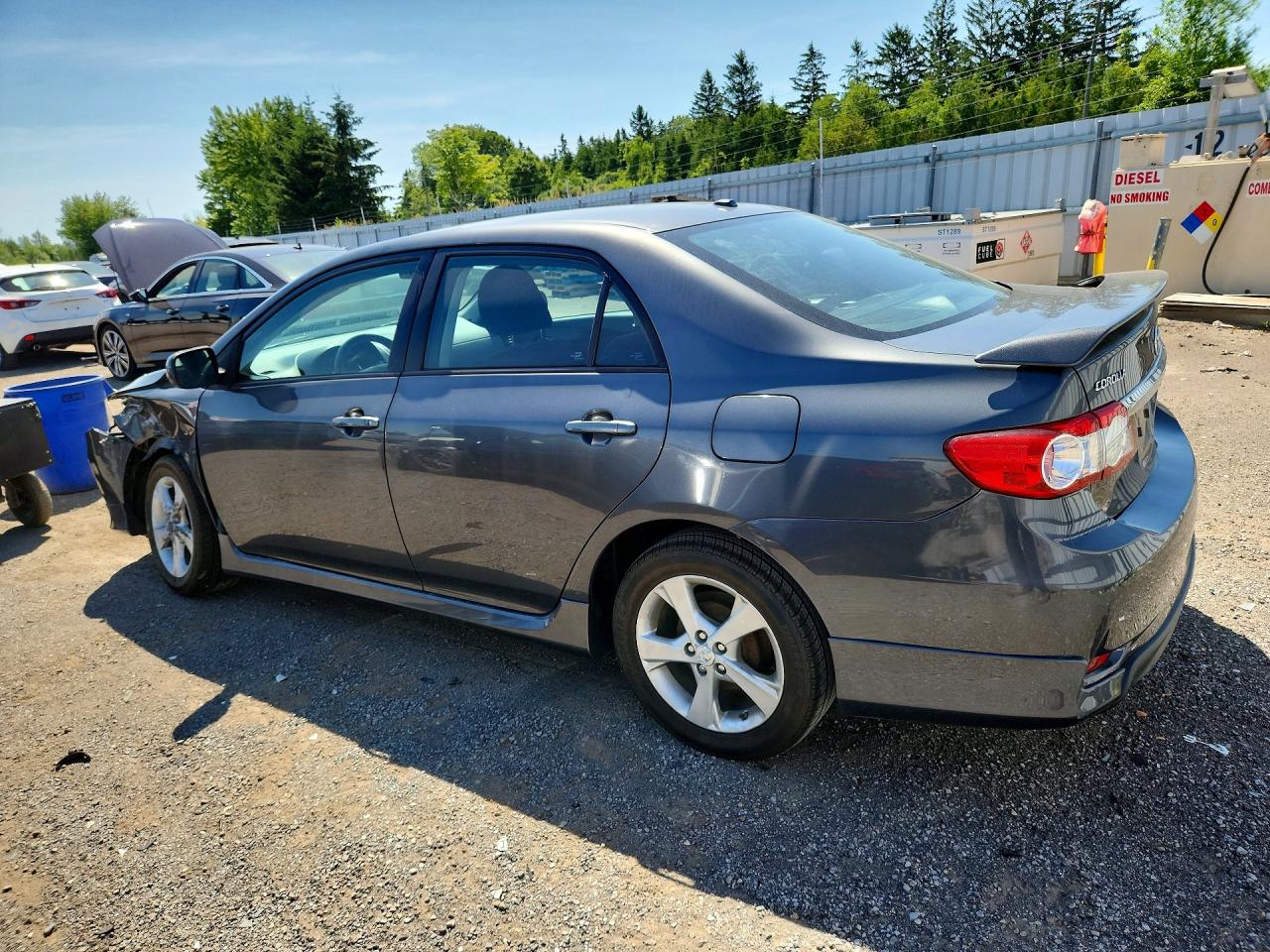 2011 Toyota Corolla Base Gray vin: 2T1BU4EE6BC732957