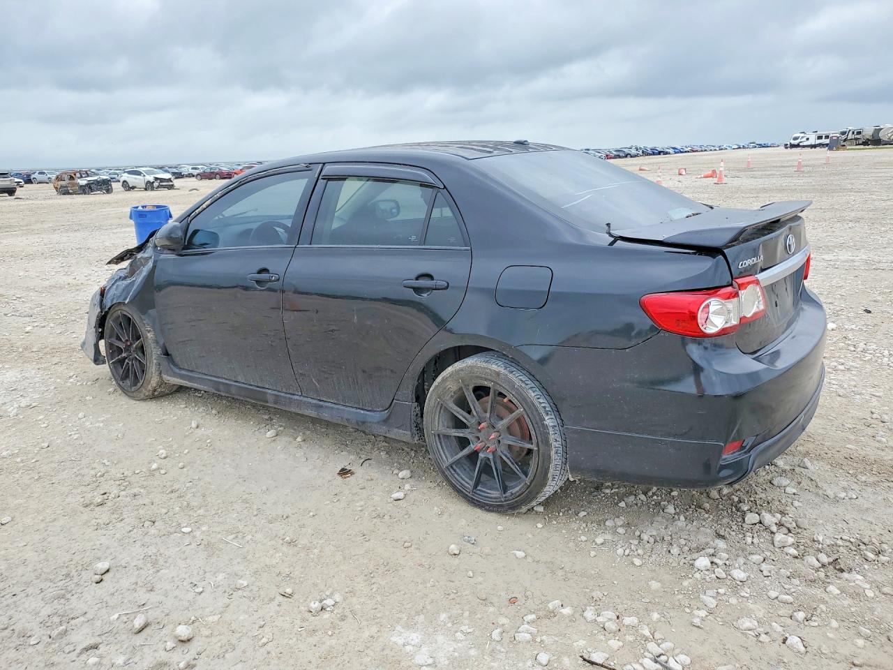 2011 Toyota Corolla S Black vin: 2T1BU4EE6BC734031