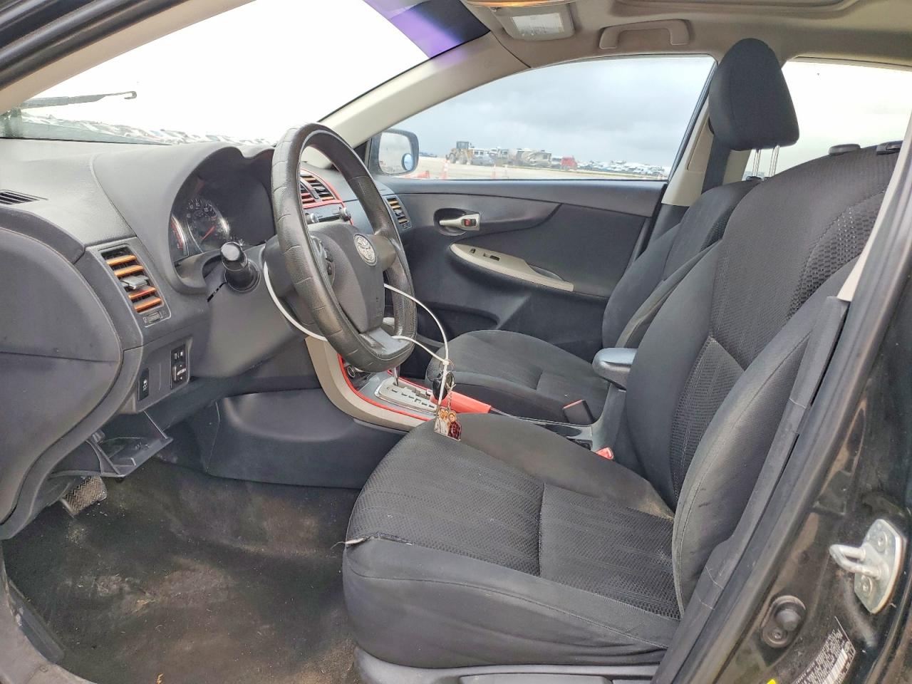 2011 Toyota Corolla S Black vin: 2T1BU4EE6BC734031