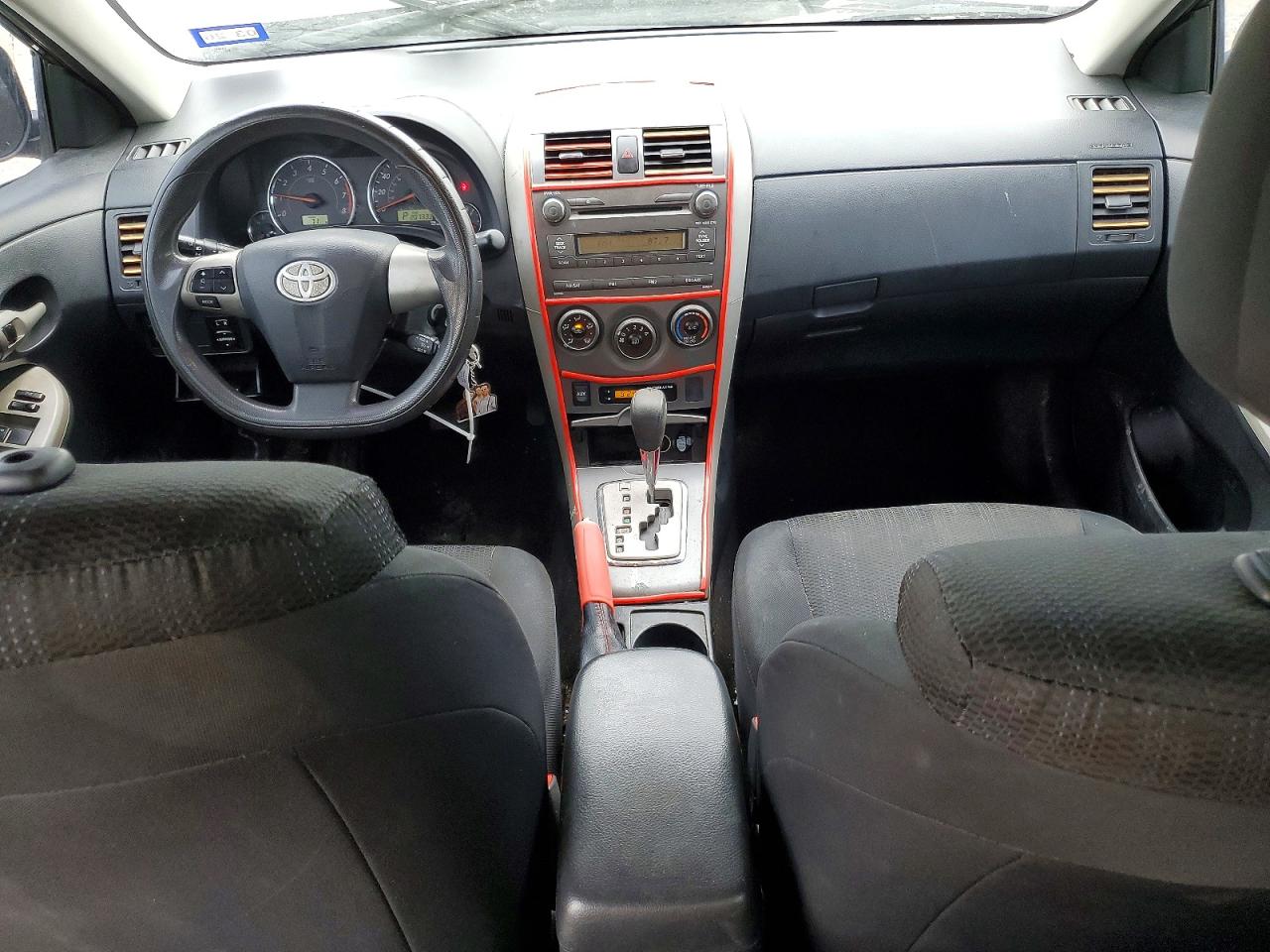 2011 Toyota Corolla S Black vin: 2T1BU4EE6BC734031