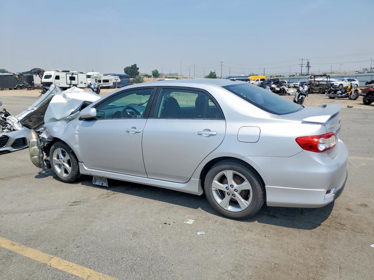 2011 Toyota Corolla S Silver vin: 2T1BU4EE6BC734997