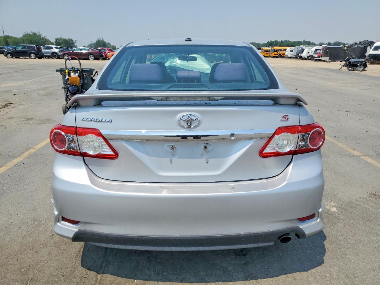 2011 Toyota Corolla S Silver vin: 2T1BU4EE6BC734997