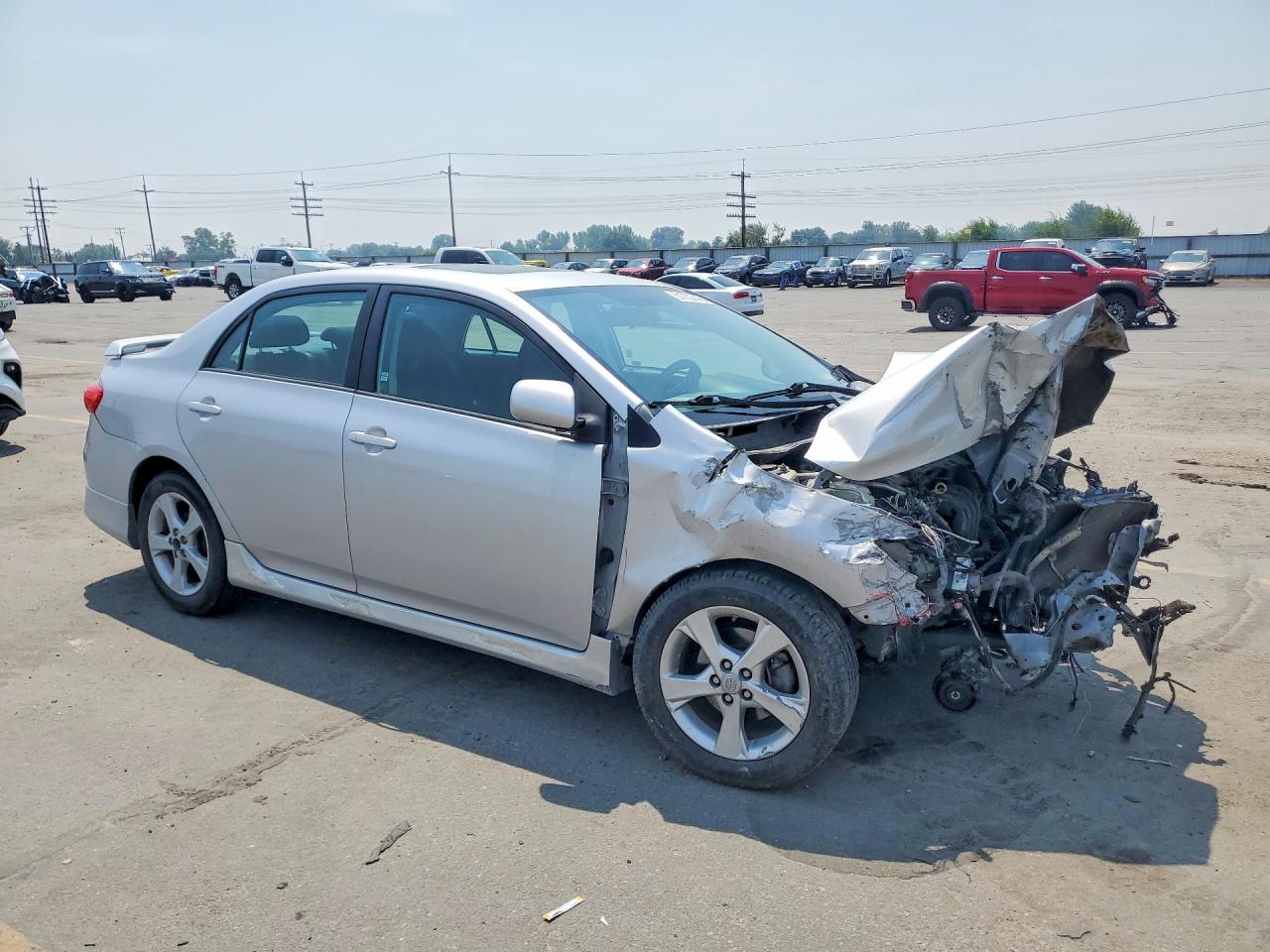 2011 Toyota Corolla S Silver vin: 2T1BU4EE6BC734997