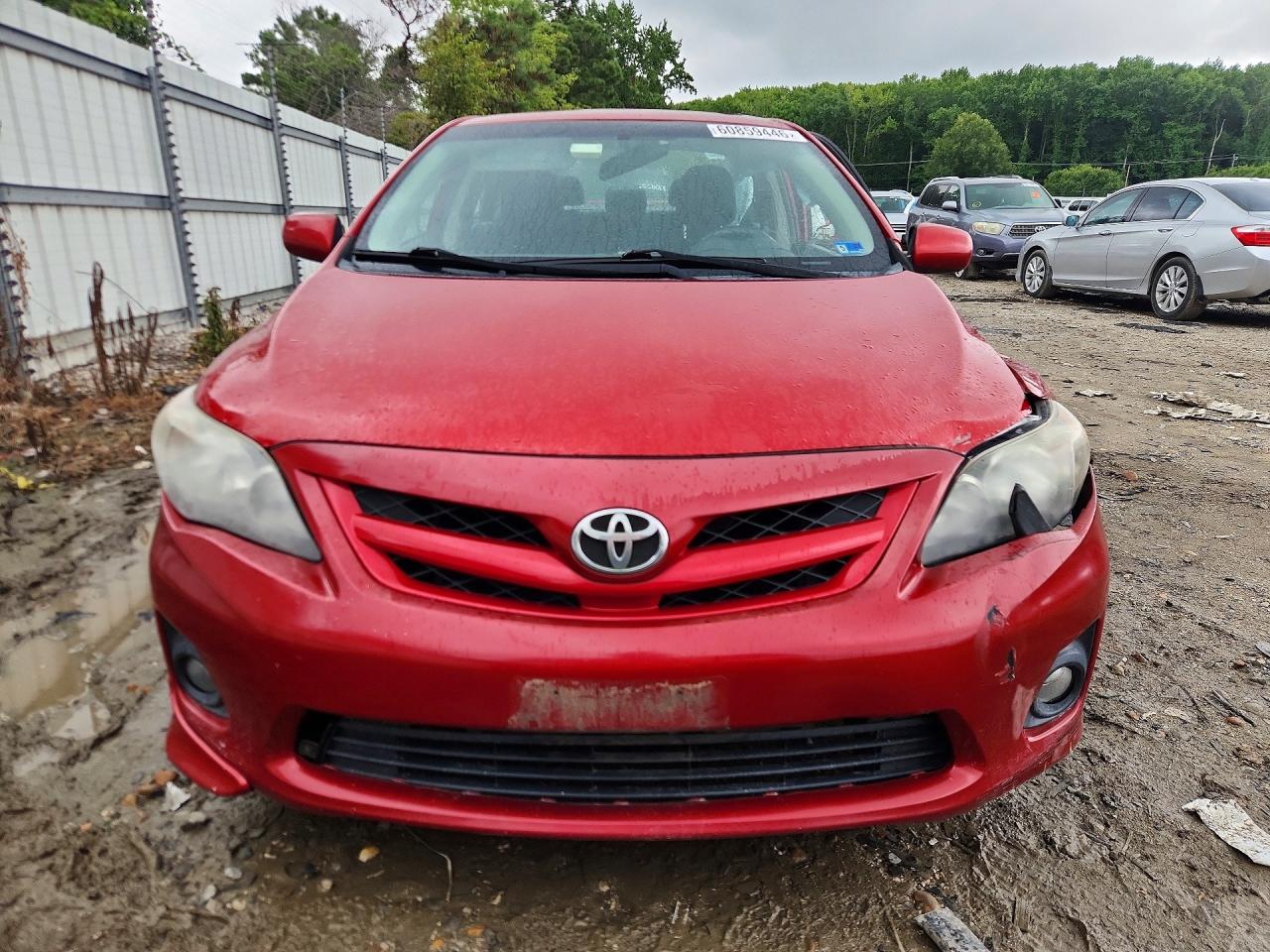 2011 Toyota Corolla S Red vin: 2T1BU4EE6BC743103