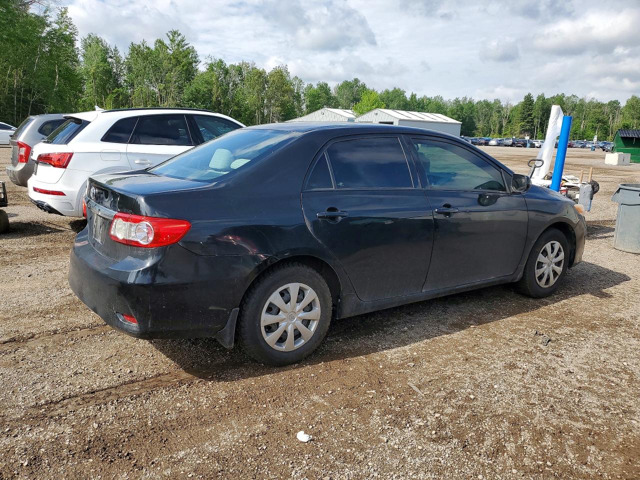 2012 Toyota Corolla L Black vin: 2T1BU4EE6CC764177