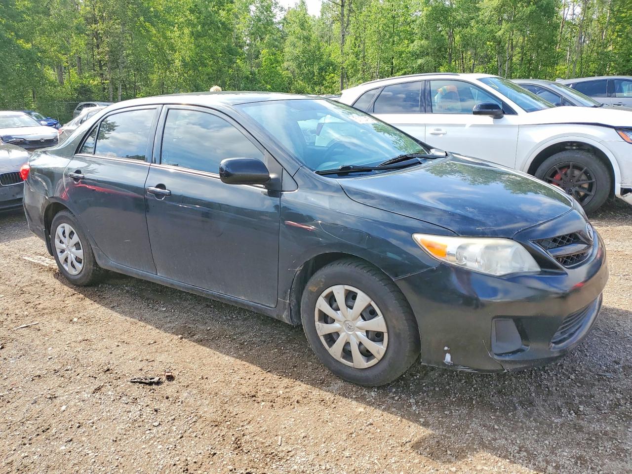 2012 Toyota Corolla L Black vin: 2T1BU4EE6CC764177