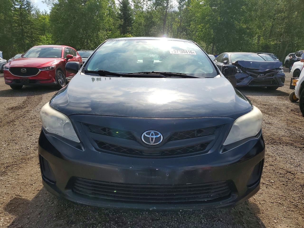 2012 Toyota Corolla L Black vin: 2T1BU4EE6CC764177