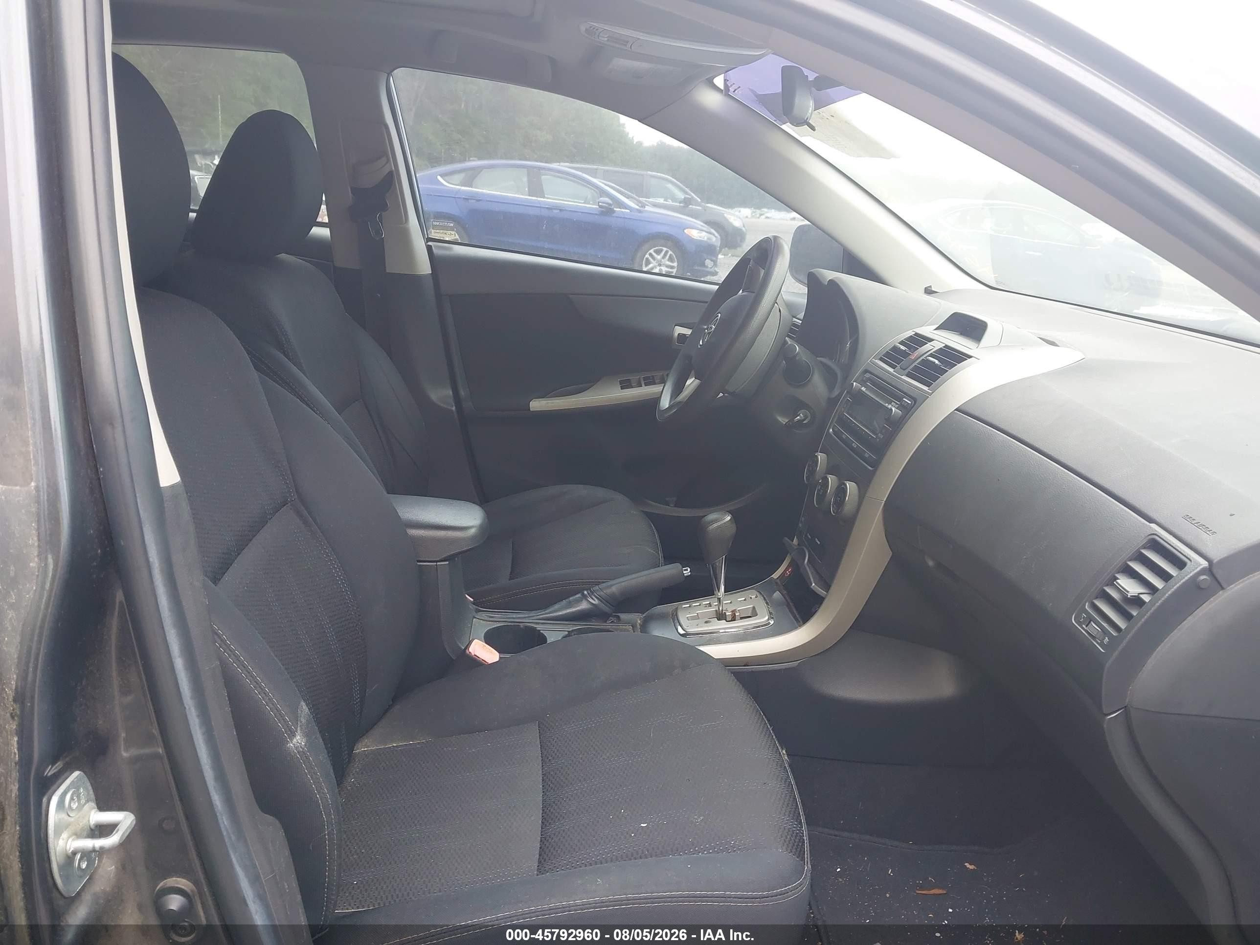 2012 Toyota Corolla S Gray vin: 2T1BU4EE6CC781920