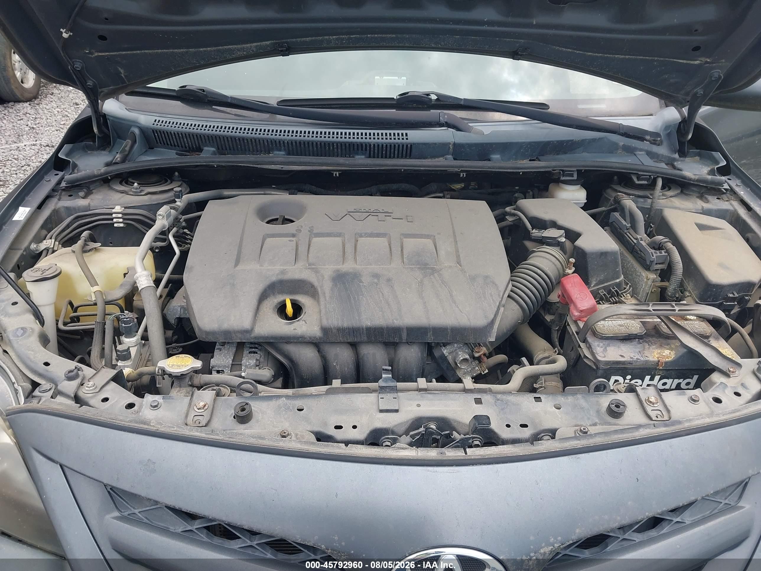 2012 Toyota Corolla S Gray vin: 2T1BU4EE6CC781920