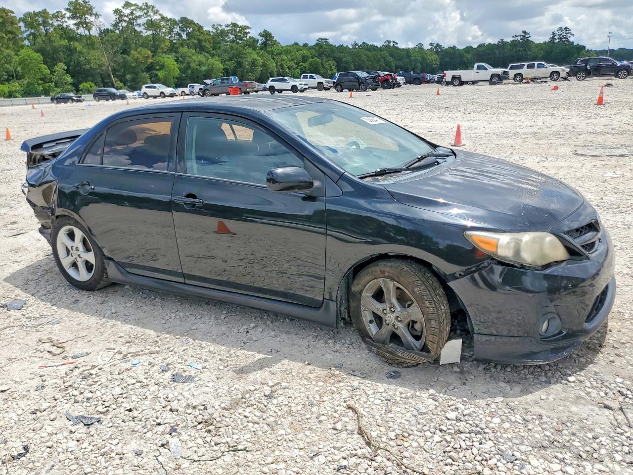 2012 Toyota Corolla S Black vin: 2T1BU4EE6CC787880