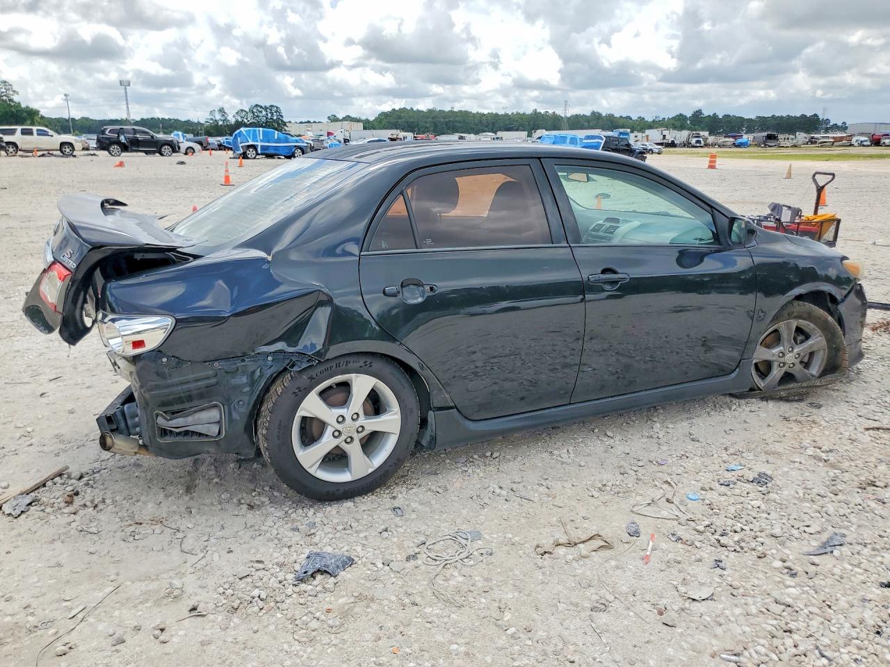 2012 Toyota Corolla S Black vin: 2T1BU4EE6CC787880