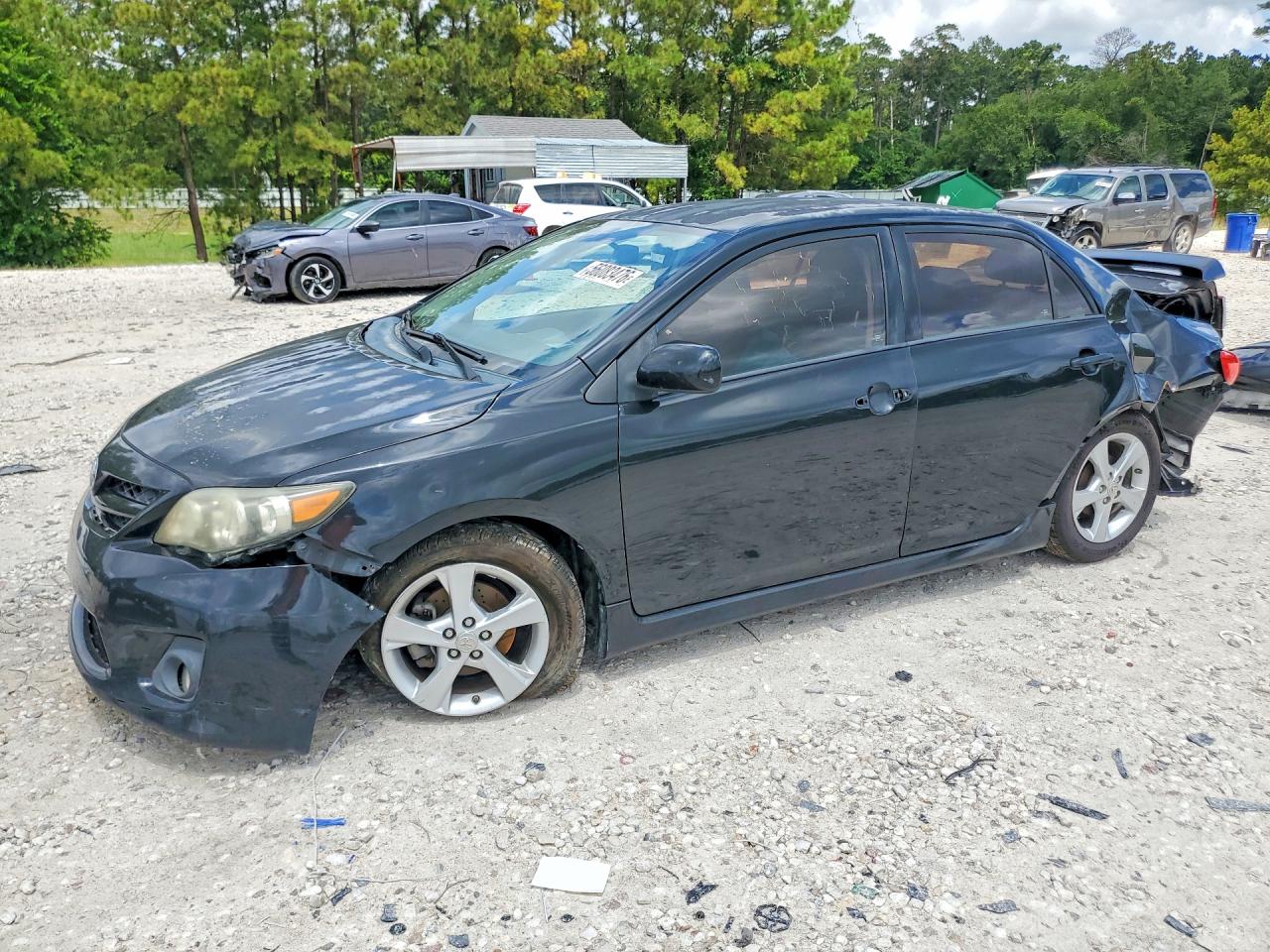 2012 Toyota Corolla S Black vin: 2T1BU4EE6CC787880
