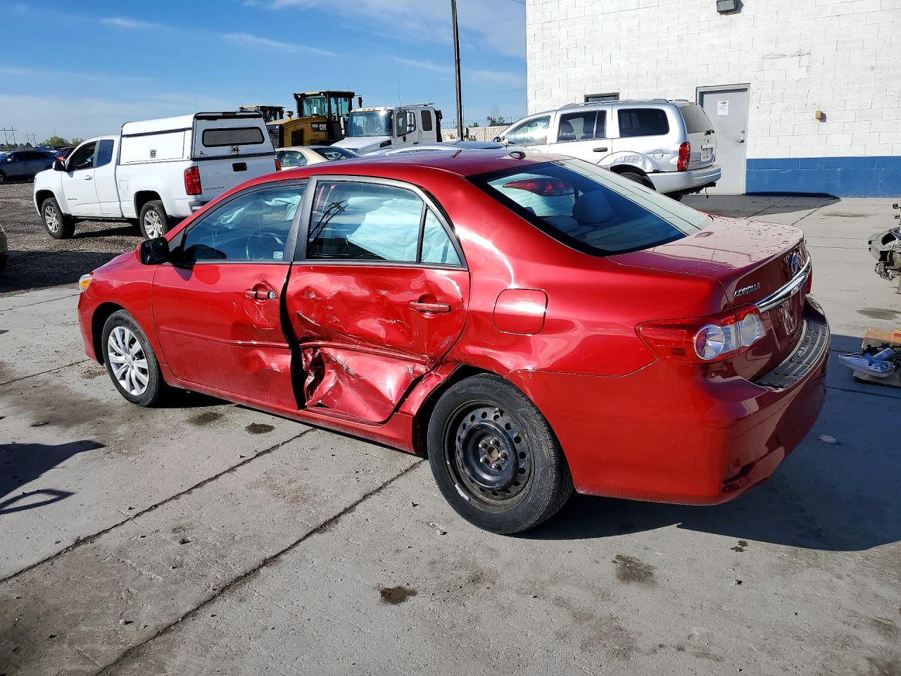2012 Toyota Corolla Le Red vin: 2T1BU4EE6CC791749
