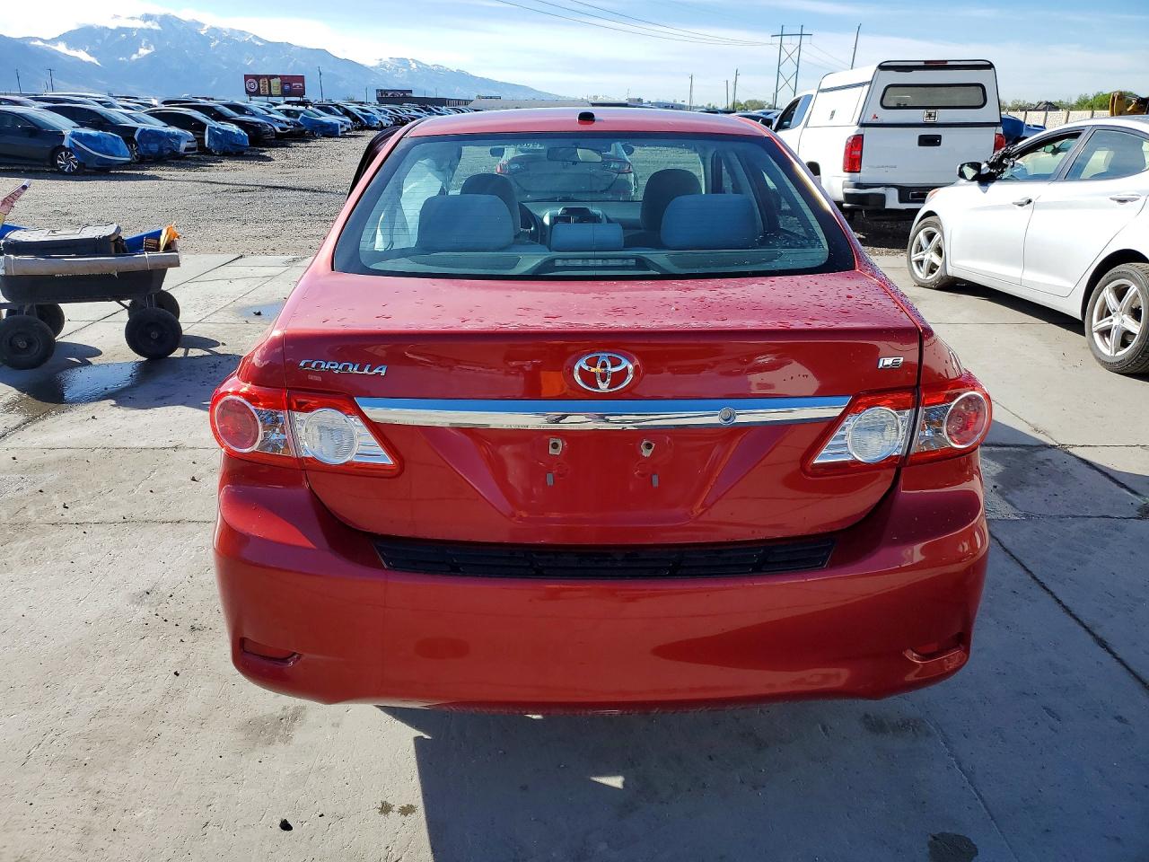 2012 Toyota Corolla Le Red vin: 2T1BU4EE6CC791749