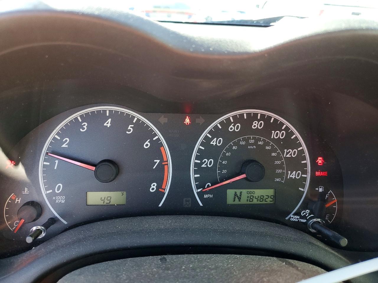 2012 Toyota Corolla Le Red vin: 2T1BU4EE6CC791749