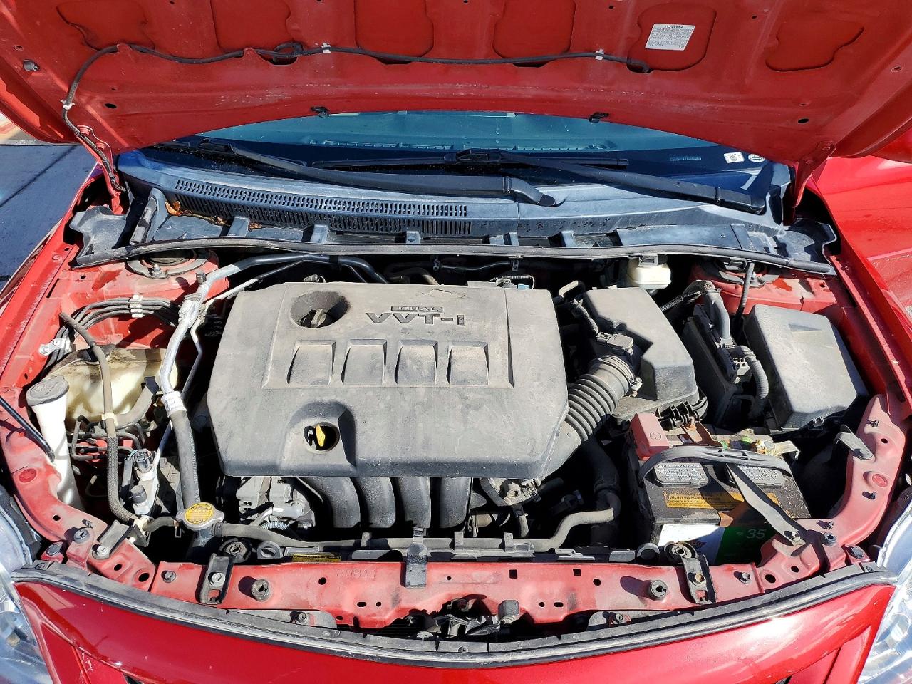 2012 Toyota Corolla Le Red vin: 2T1BU4EE6CC791749