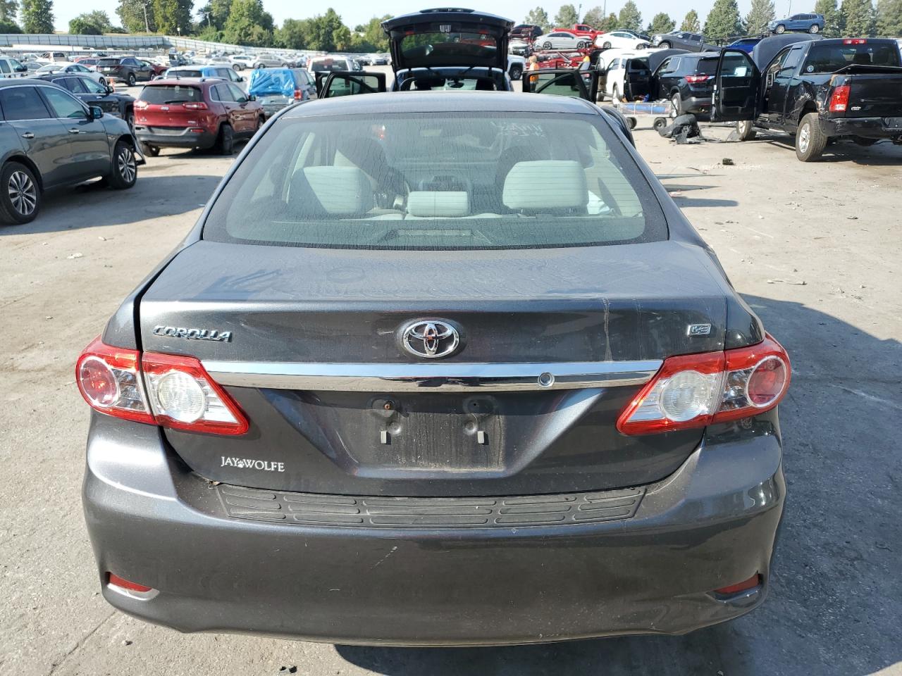 2012 Toyota Corolla Base Gray vin: 2T1BU4EE6CC800319