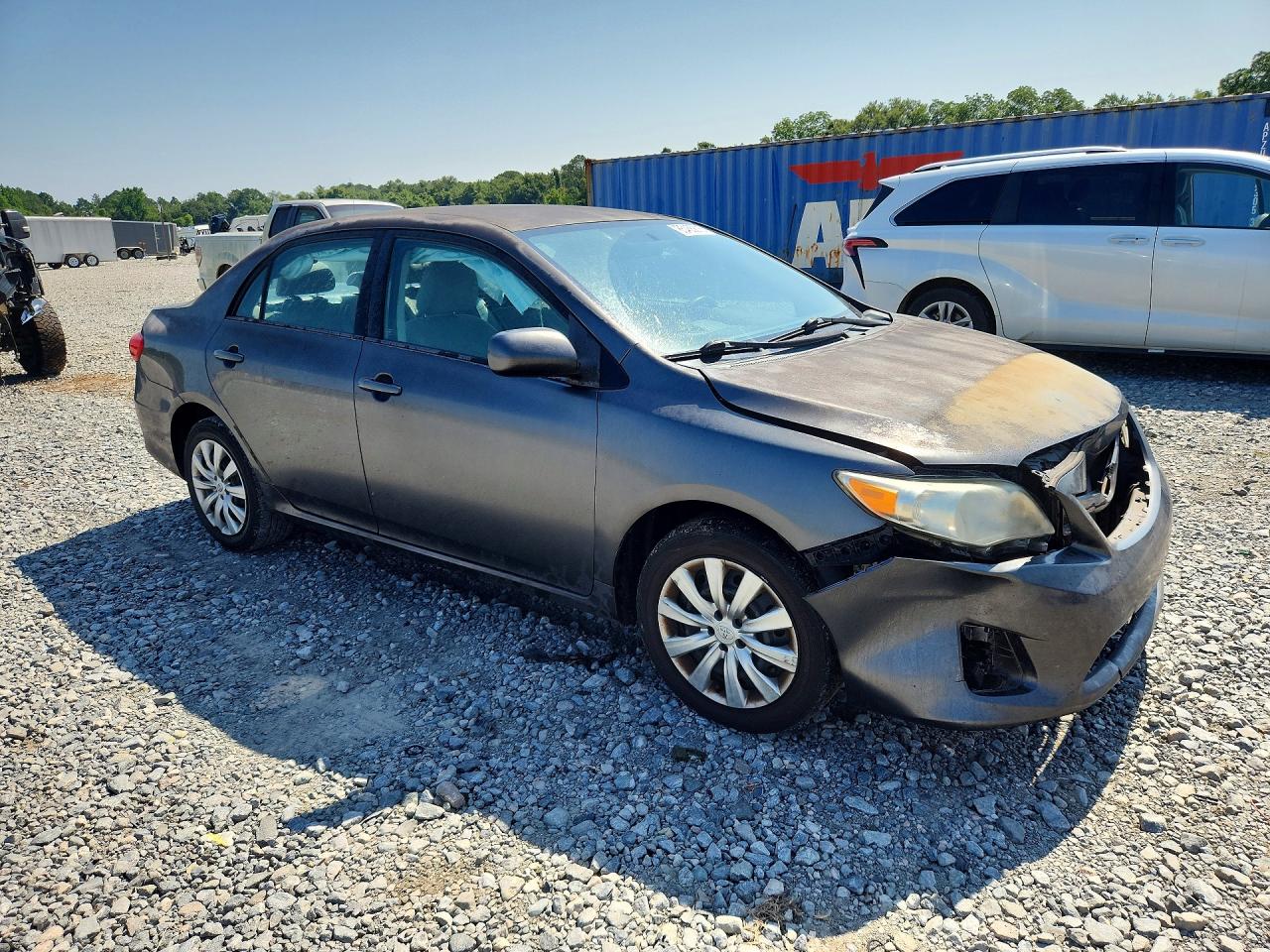2012 Toyota Corolla Le Серый vin: 2T1BU4EE6CC817041